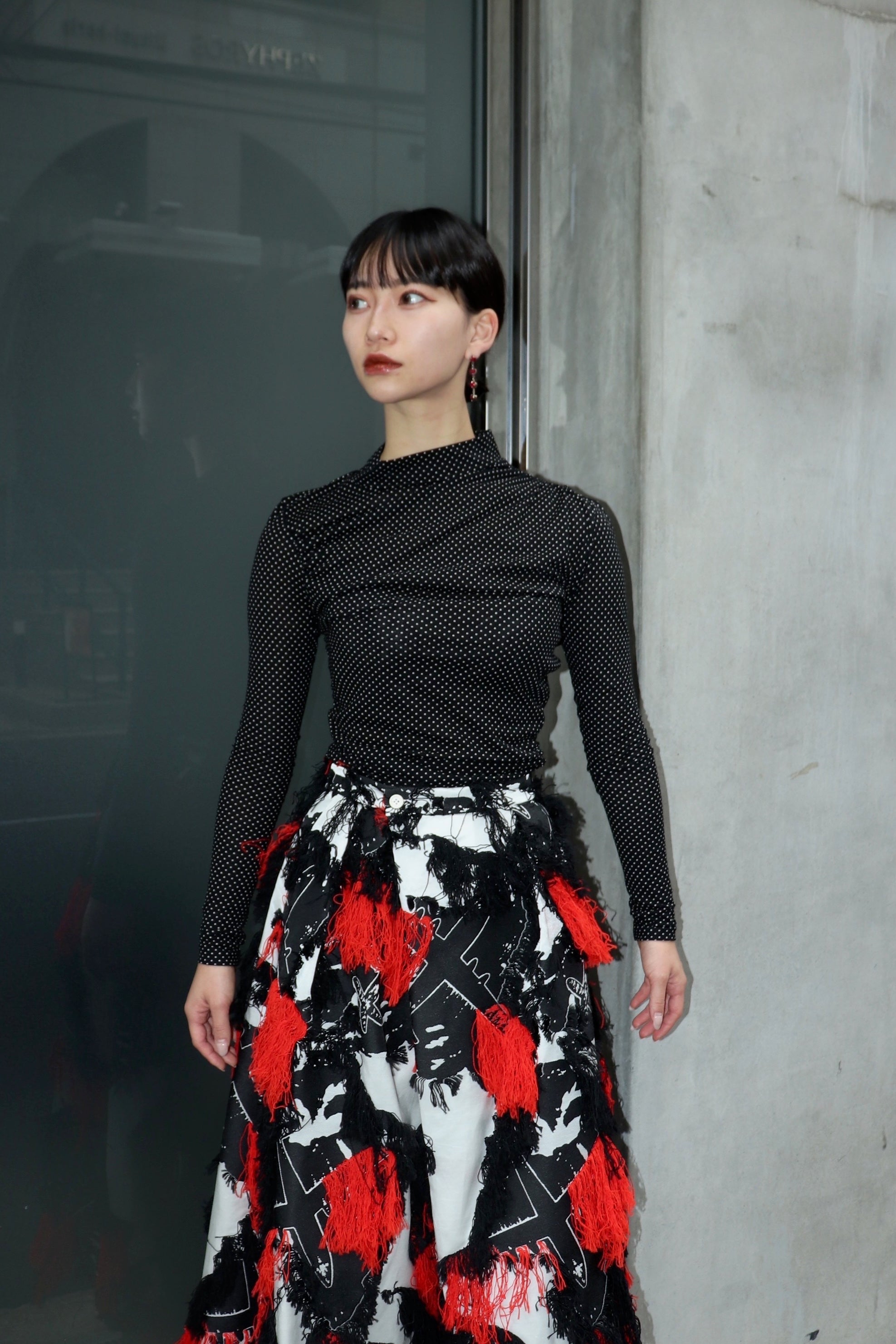 BELPER(ベルパー)のDOT TWISTED TOP BLACKの通販｜PALETTE art aliveの