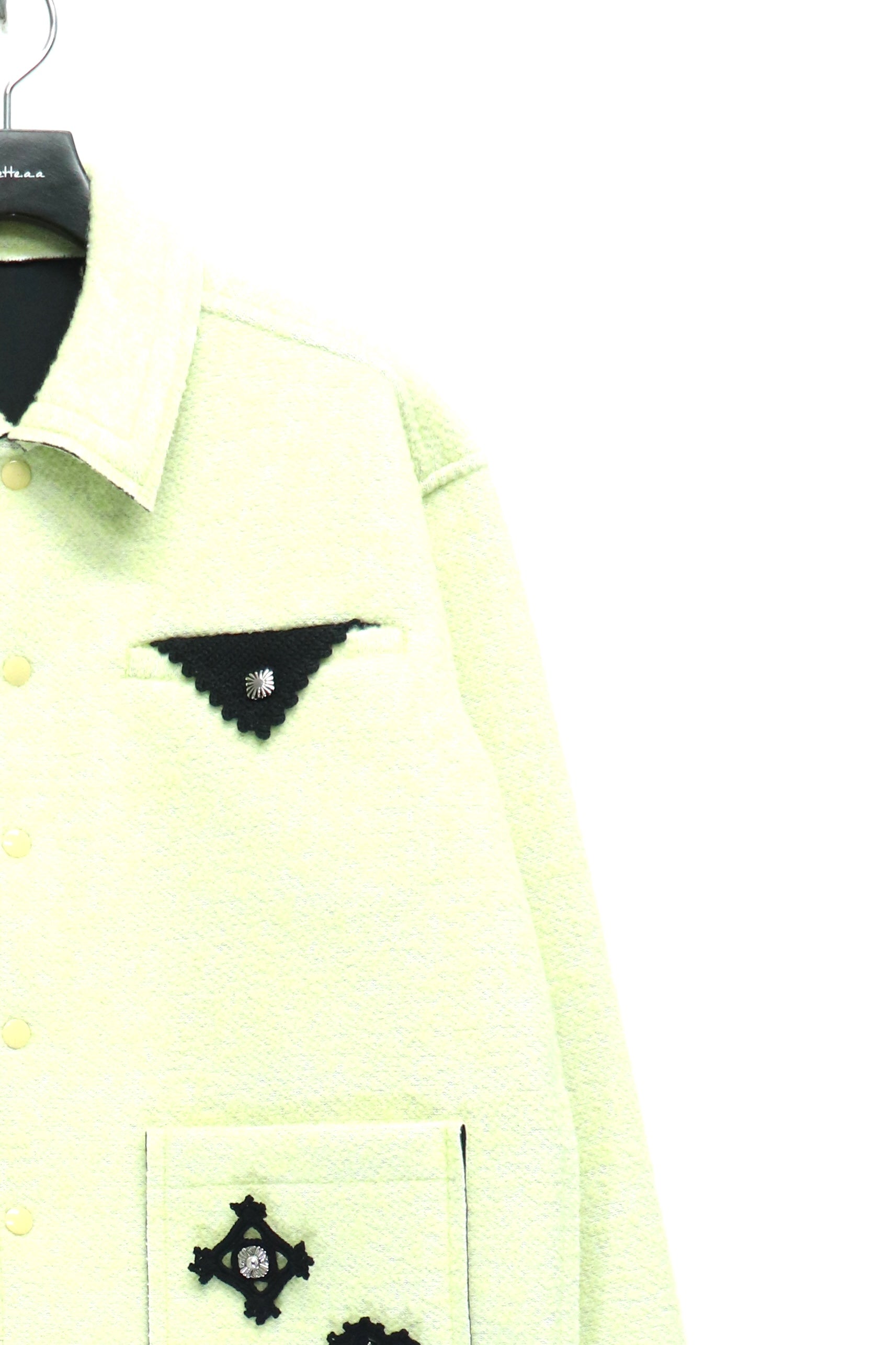 TOGA VIRILIS(トーガ ビリリース)のBoa blouson YELLOWの通販