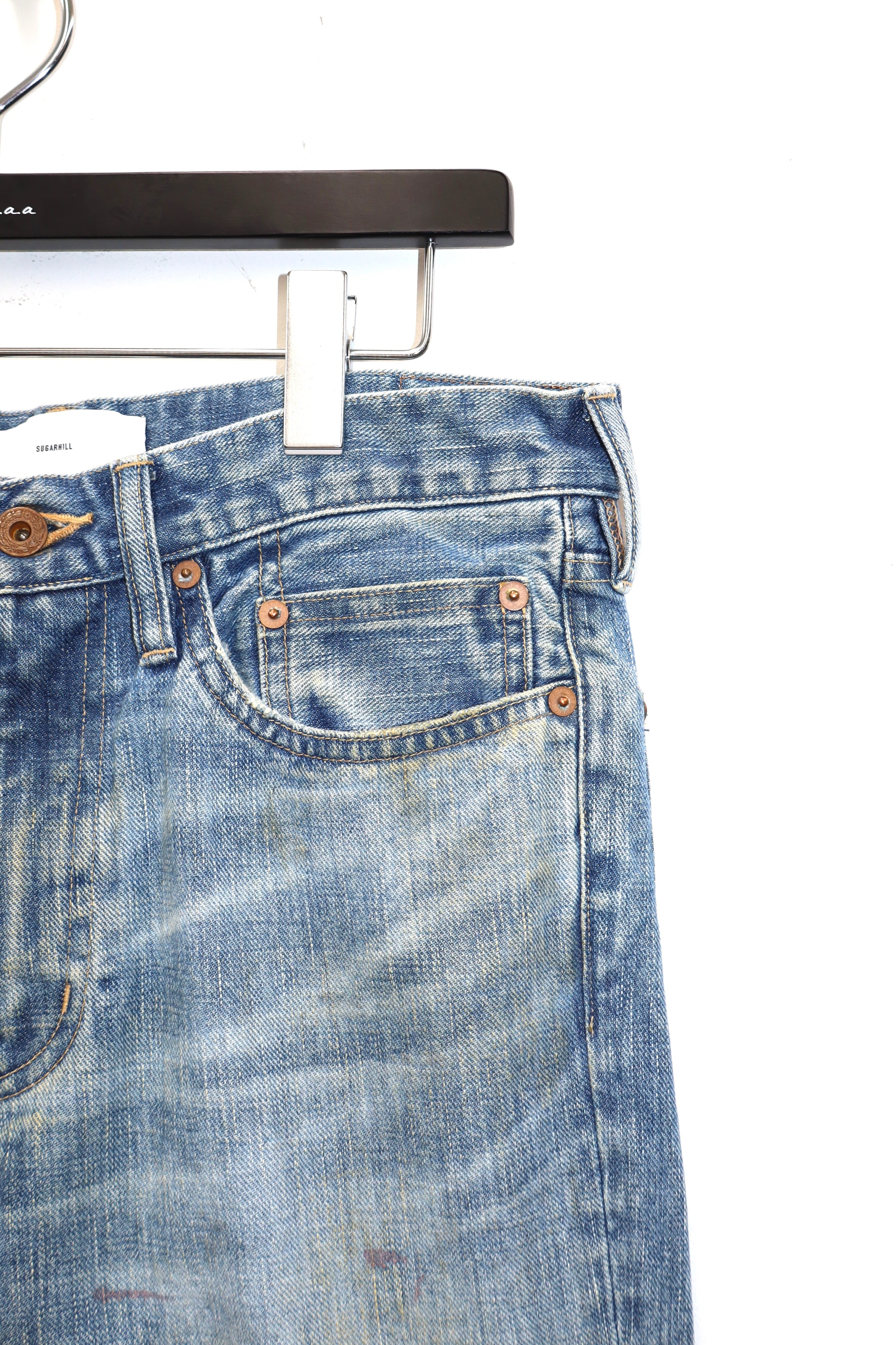 SUGARHILL(シュガーヒル)のFADED MODERN DENIM PANTS FLARED CUTの通販