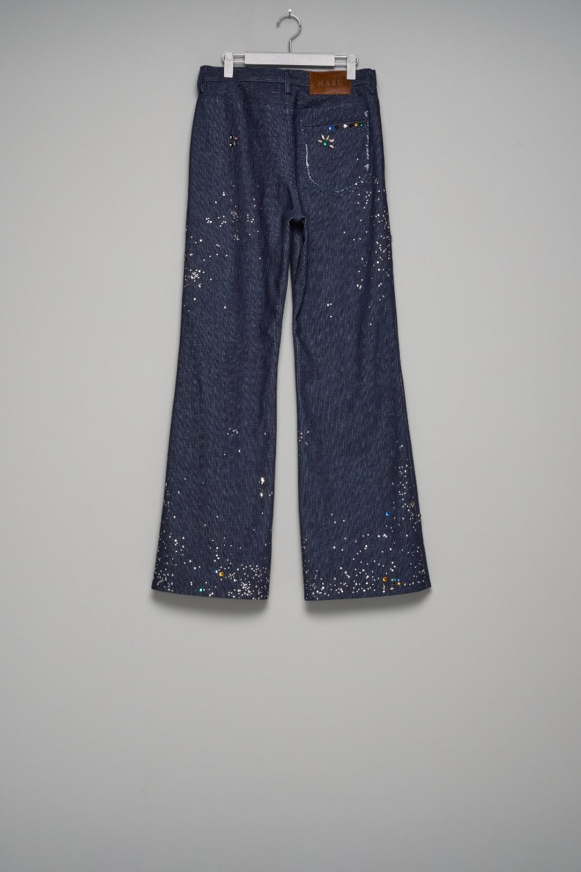 MASU(エムエーエスユー)のGA**XY PIQUE WORK TROUSERS INDIGOの通販