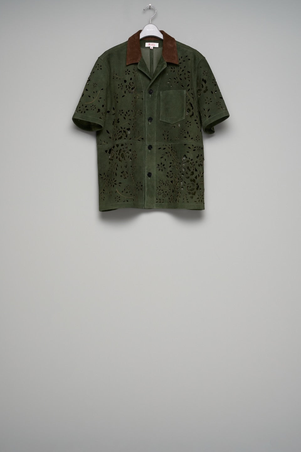 MASU(エムエーエスユー)のBANDANA HOLE LEATHER HALF SLEEVE SHIRT