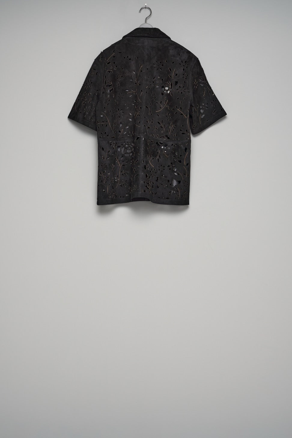 MASU レイヤードシルクシャツなかむエムエーエスユー MASU(エムエーエスユー)のBANDANA HOLE LEATHER HALF SLEEVE SHIRT