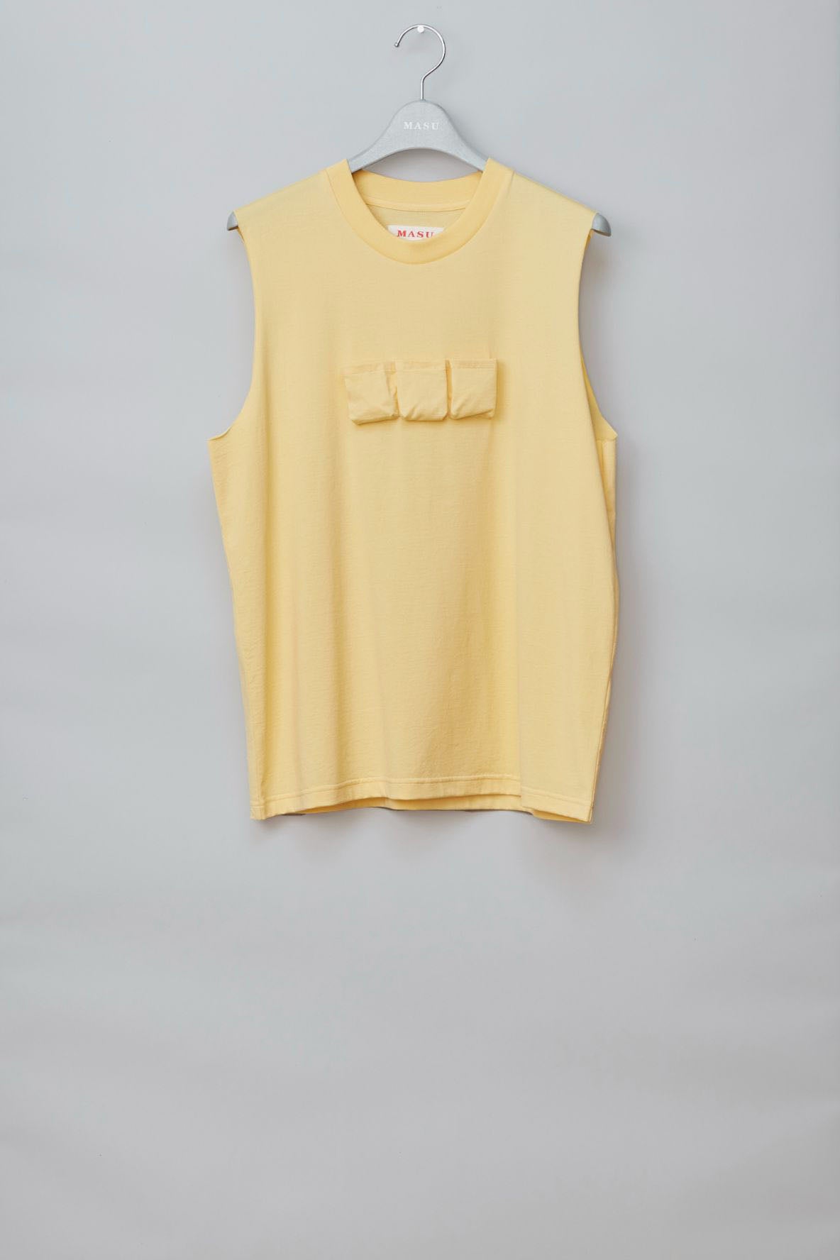 MASU(エムエーエスユー)のMINI POCKET SLEEVELESS TOP LEMONの通販