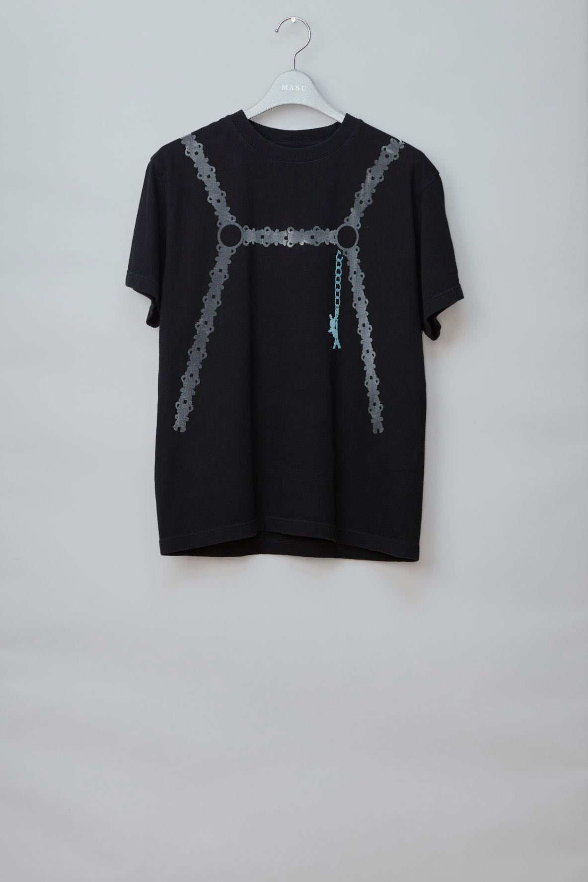 MASU FLOCKY DOLL HARNESS T-SHIRT 44 レア MASU(エムエーエスユー)のFLOCKY DOLL HARNESS T-SHIRT BLACKの通販