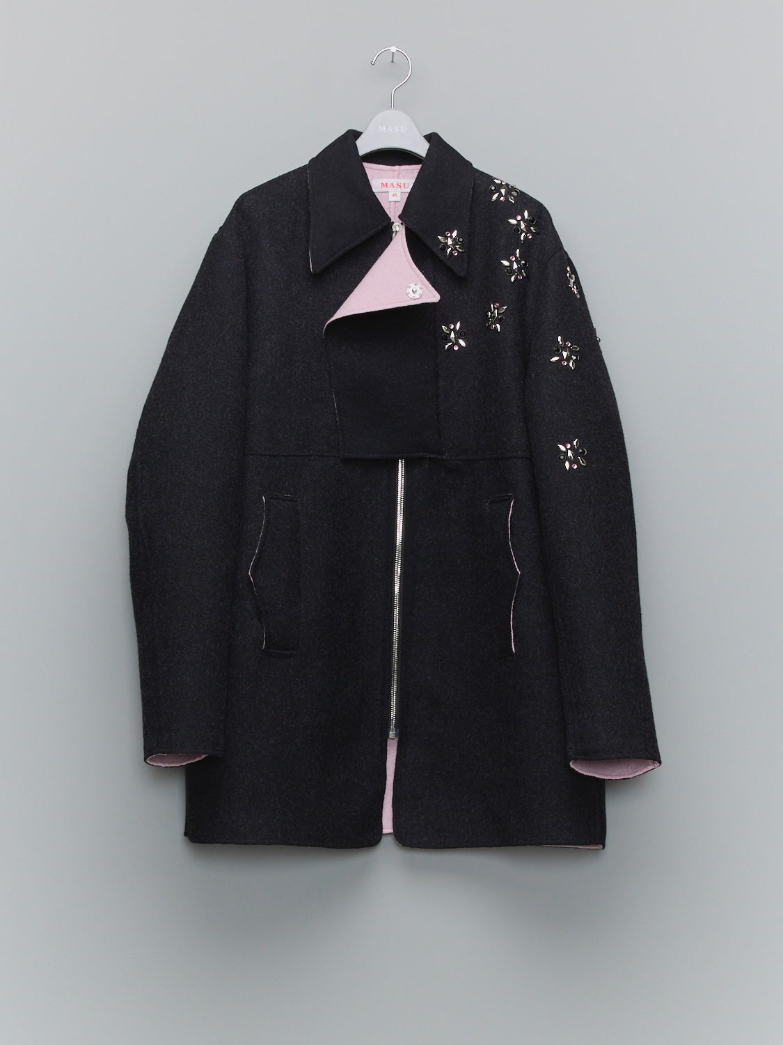 MASU RAINDROP STUDS COAT