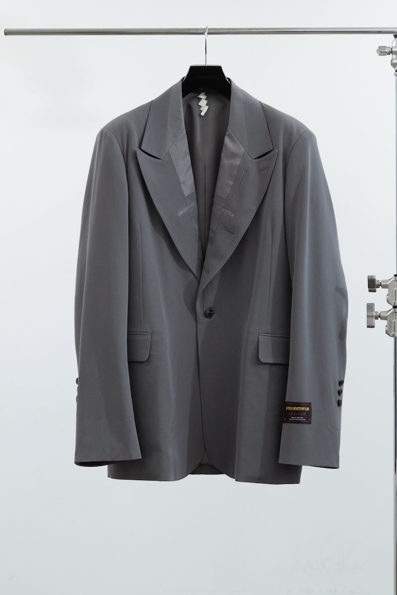 SOSHIOTSUKI(ソウシオオツキ)のINSIDE LAPEL JACKET GRAYの通販