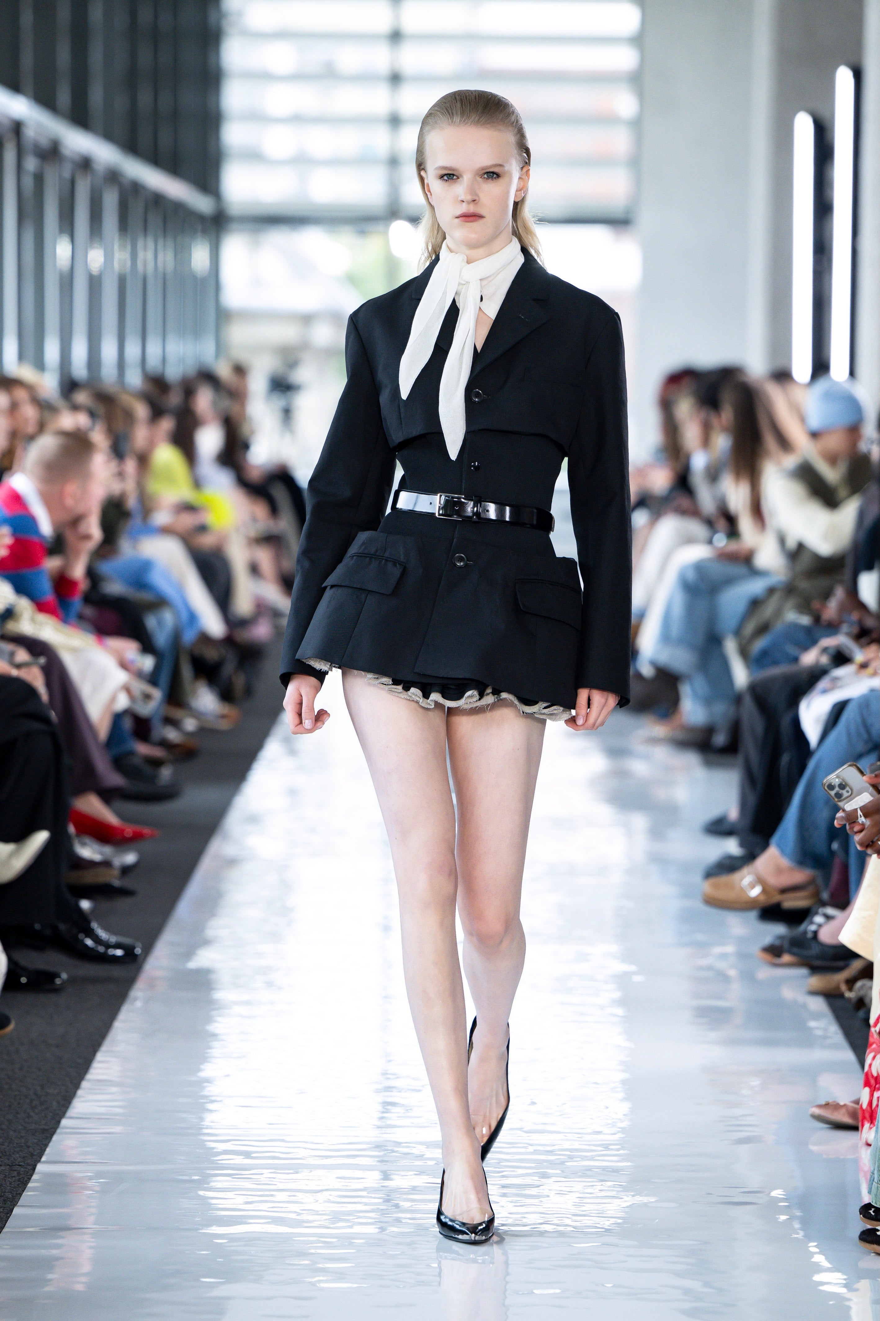TOGA archive 変形トップス TOGA(トーガ)のRibbed waist jacket BLACKの通販｜PALETTE art aliveの