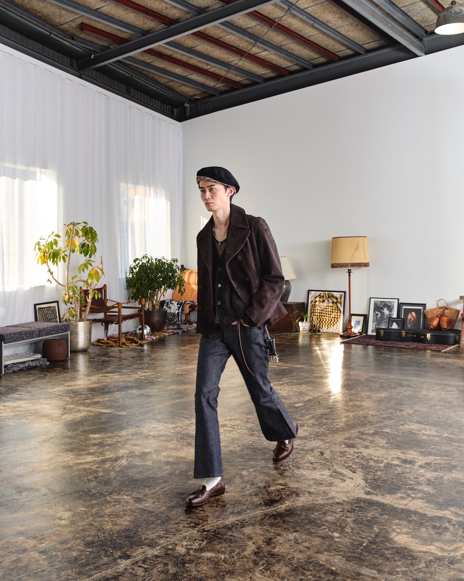 SUGARHILL(シュガーヒル)のSUEDE LEATHER BLOUSONの通販｜PALETTE art