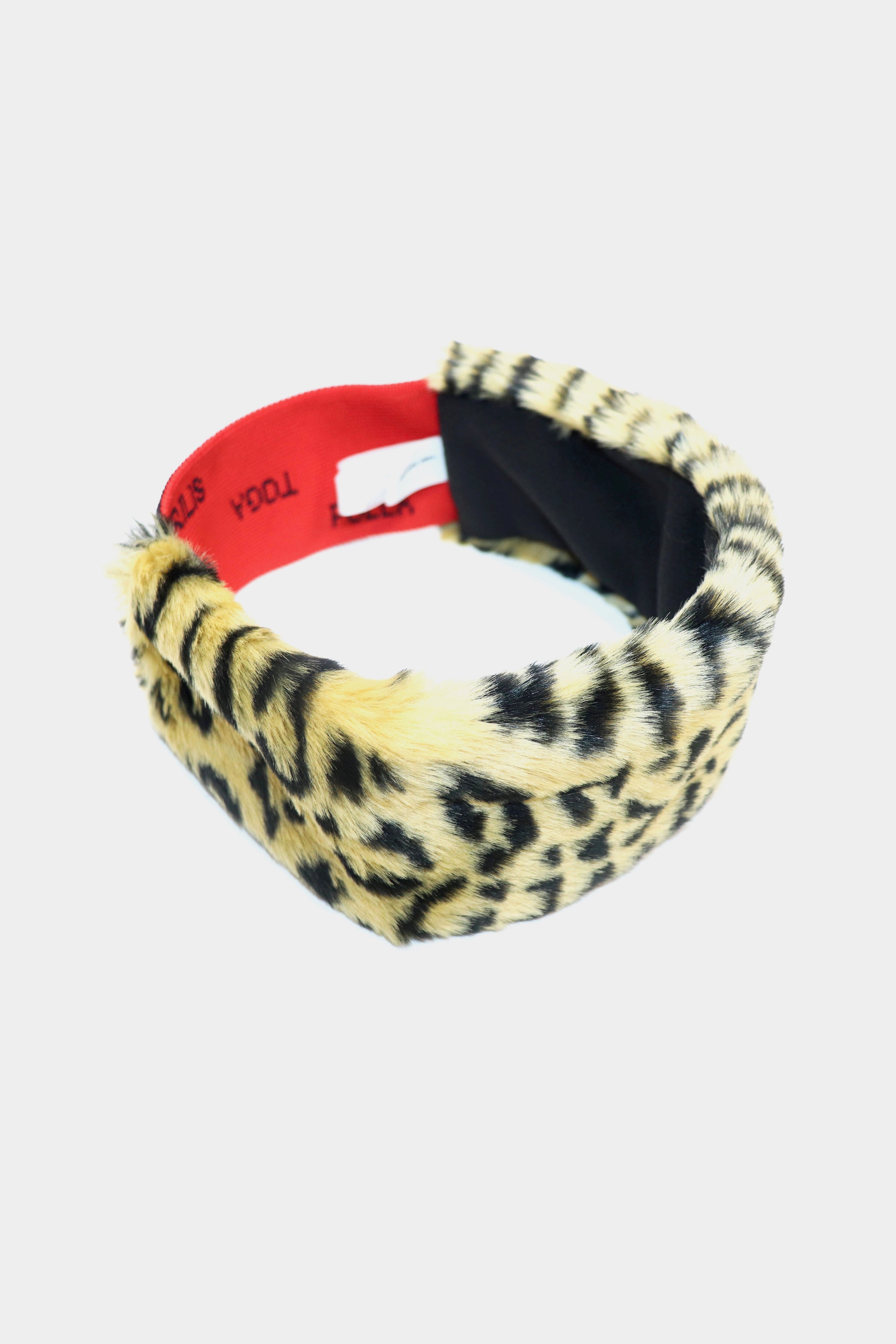 TOGA VIRILIS(トーガ ビリリース)のFur headband LEOPARDの通販 