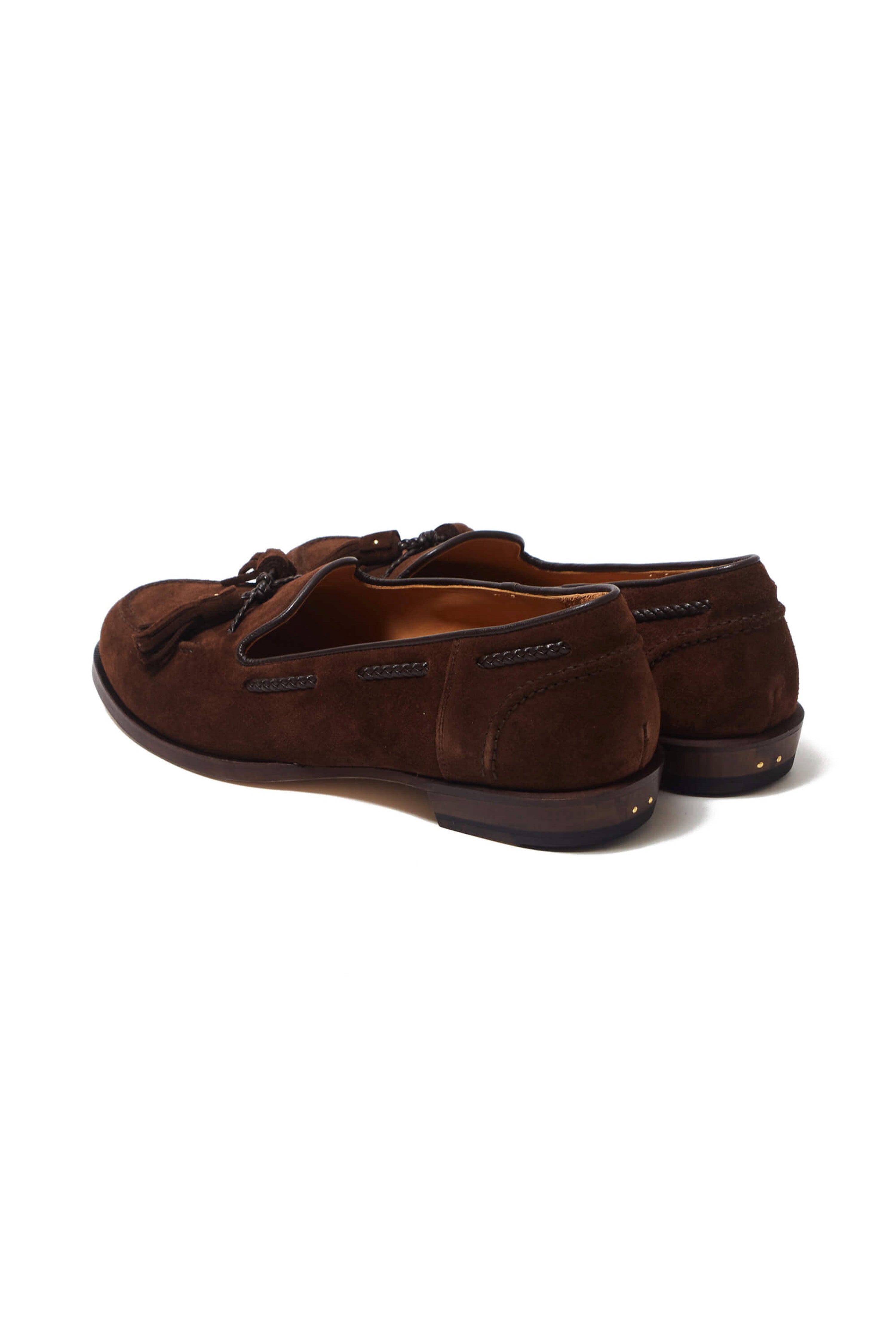 SUGARHILL(シュガーヒル)のSUEDE LOAFER “COUPE” BROWN SUEDEの通販 