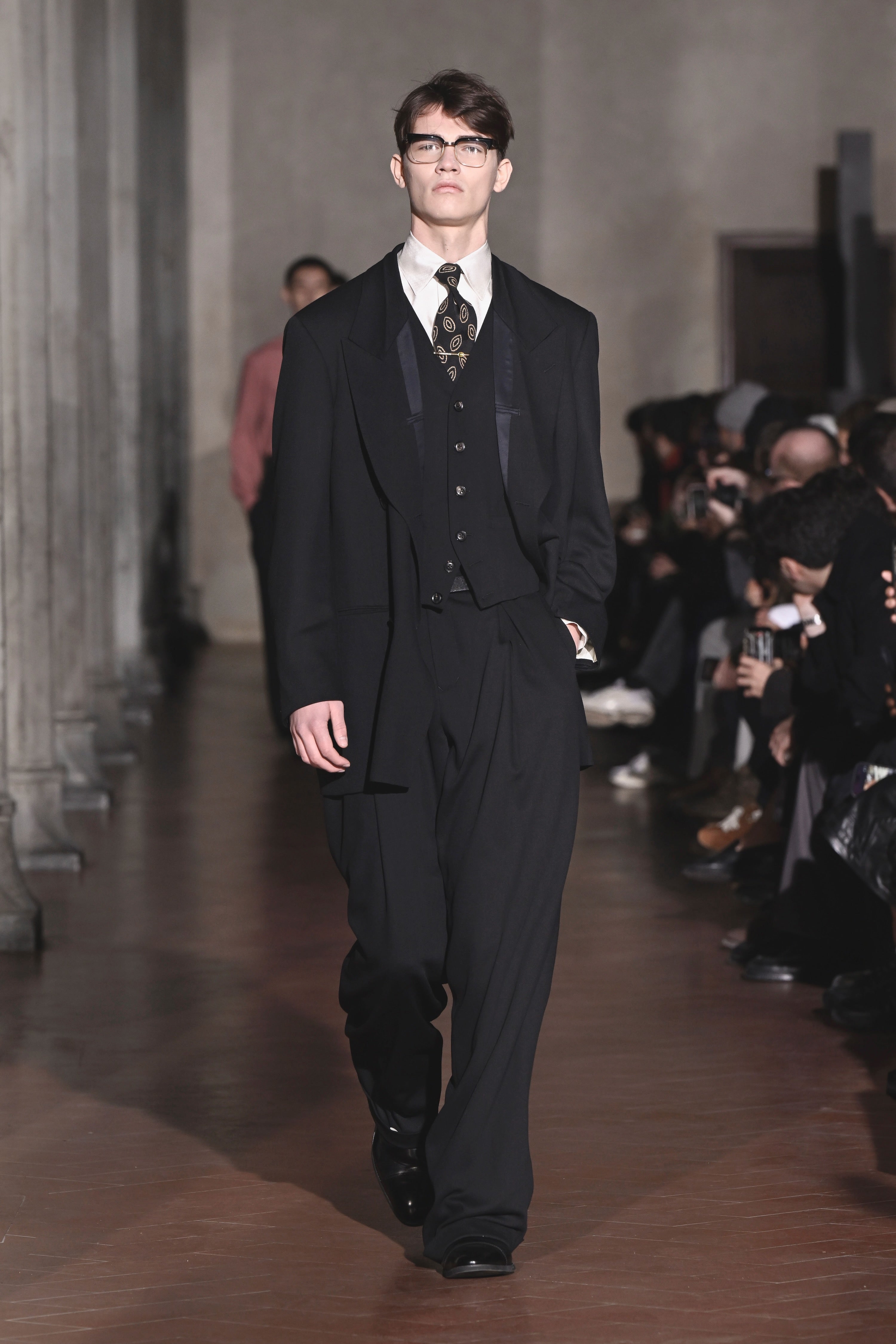 SOSHIOTSUKI(ソウシオオツキ)のINSIDE LAPEL JACKET BLACKの通販