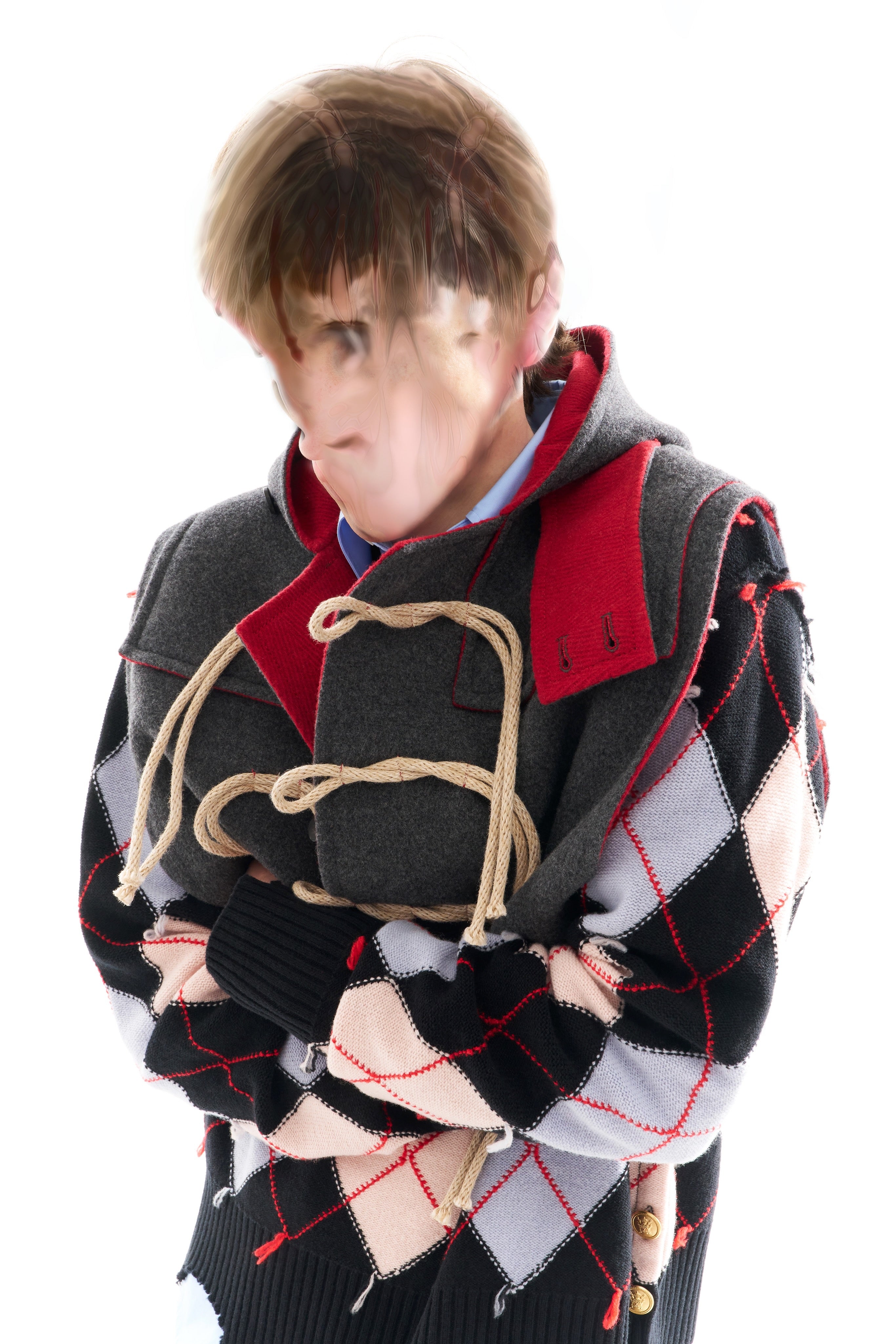 MASU(エムエーエスユー)のDUFFLE VEST GRAYの通販｜PALETTE art alive