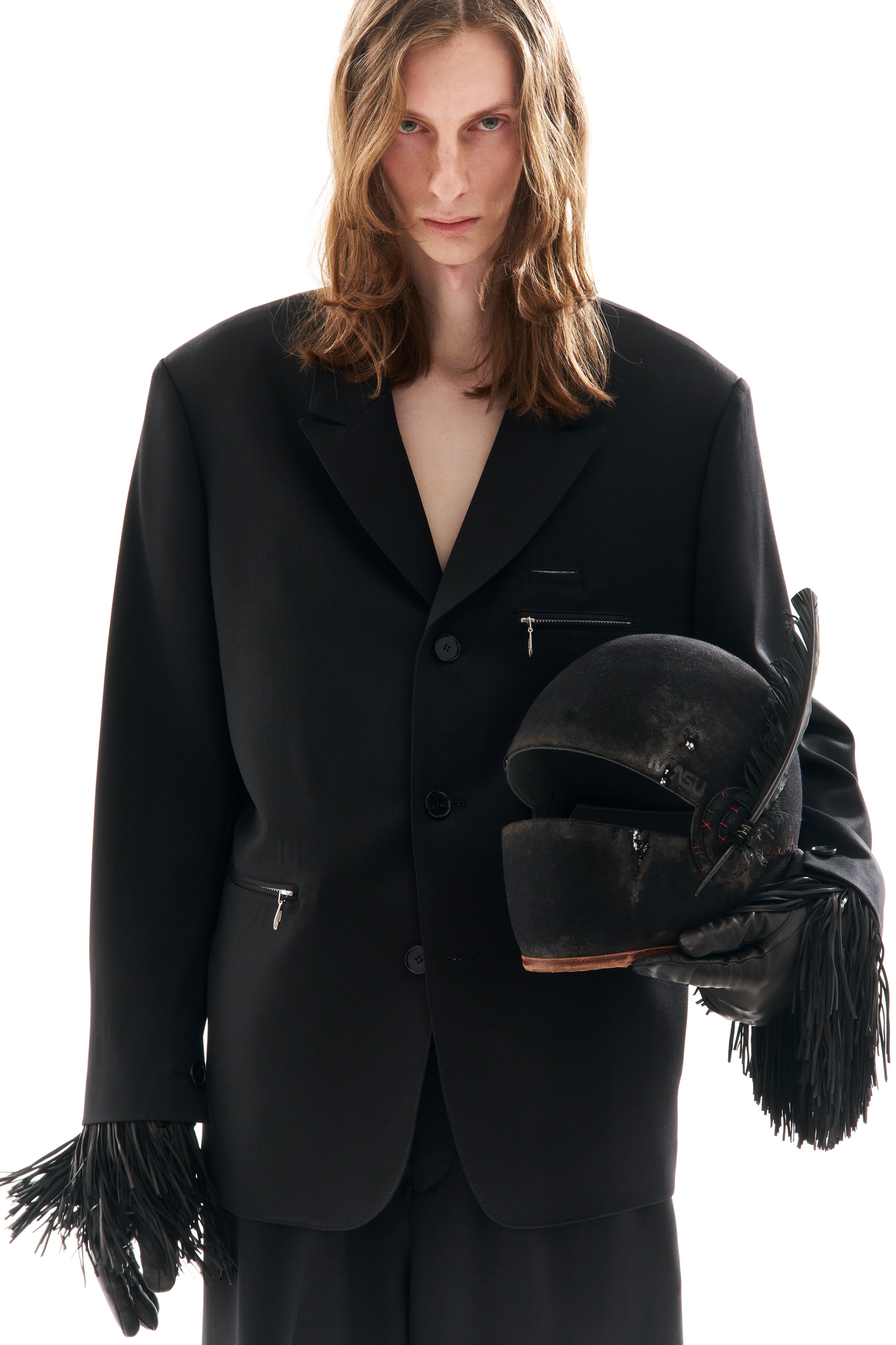 MASU WIDE LAPEL TAILORED JACKET 48サイズ 新 発売