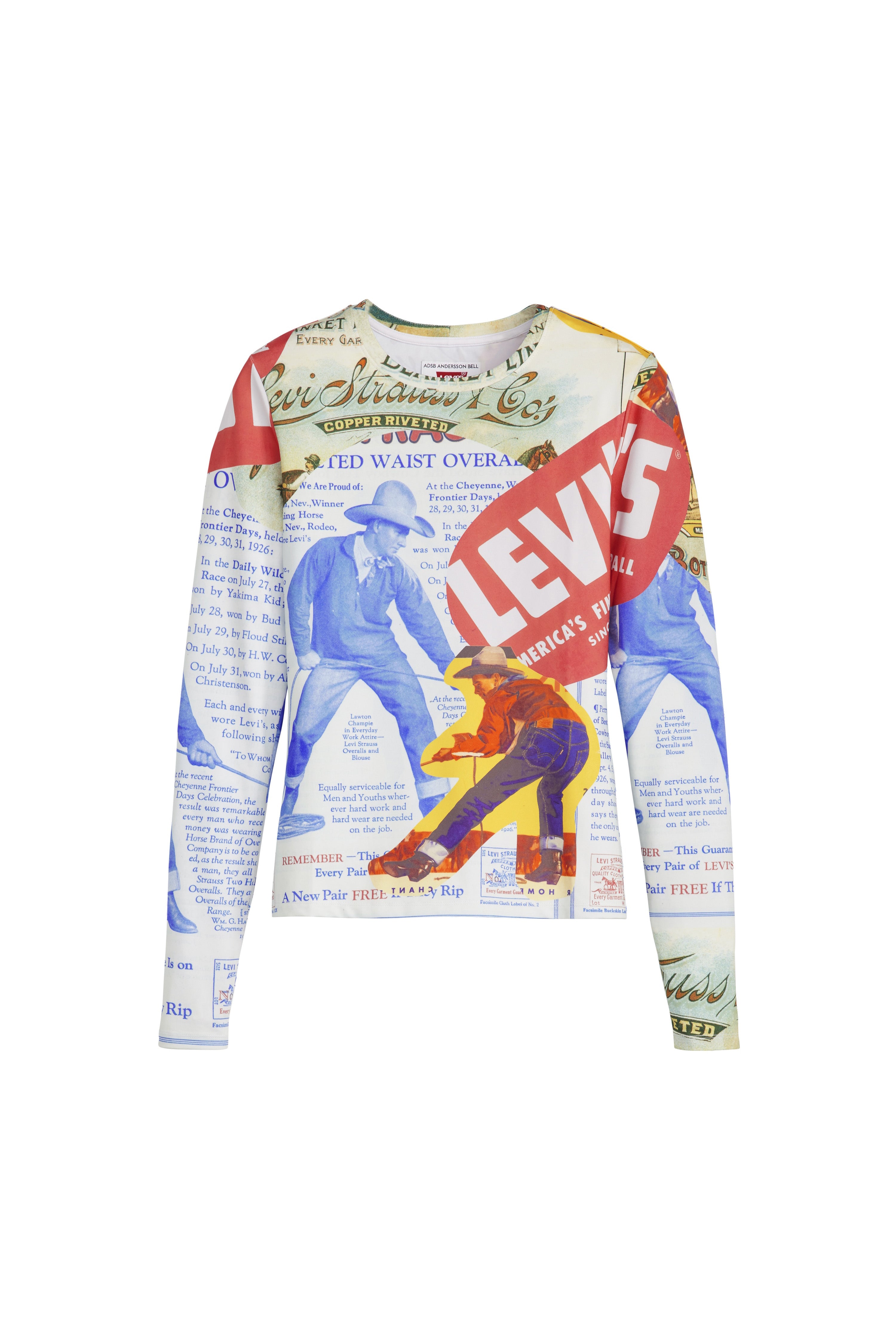 LEVIS×ADSB ANDERSSON BELL ビックE 32 Levi's® X Adsb Andersson Bell Secondskin Top - Multi-color