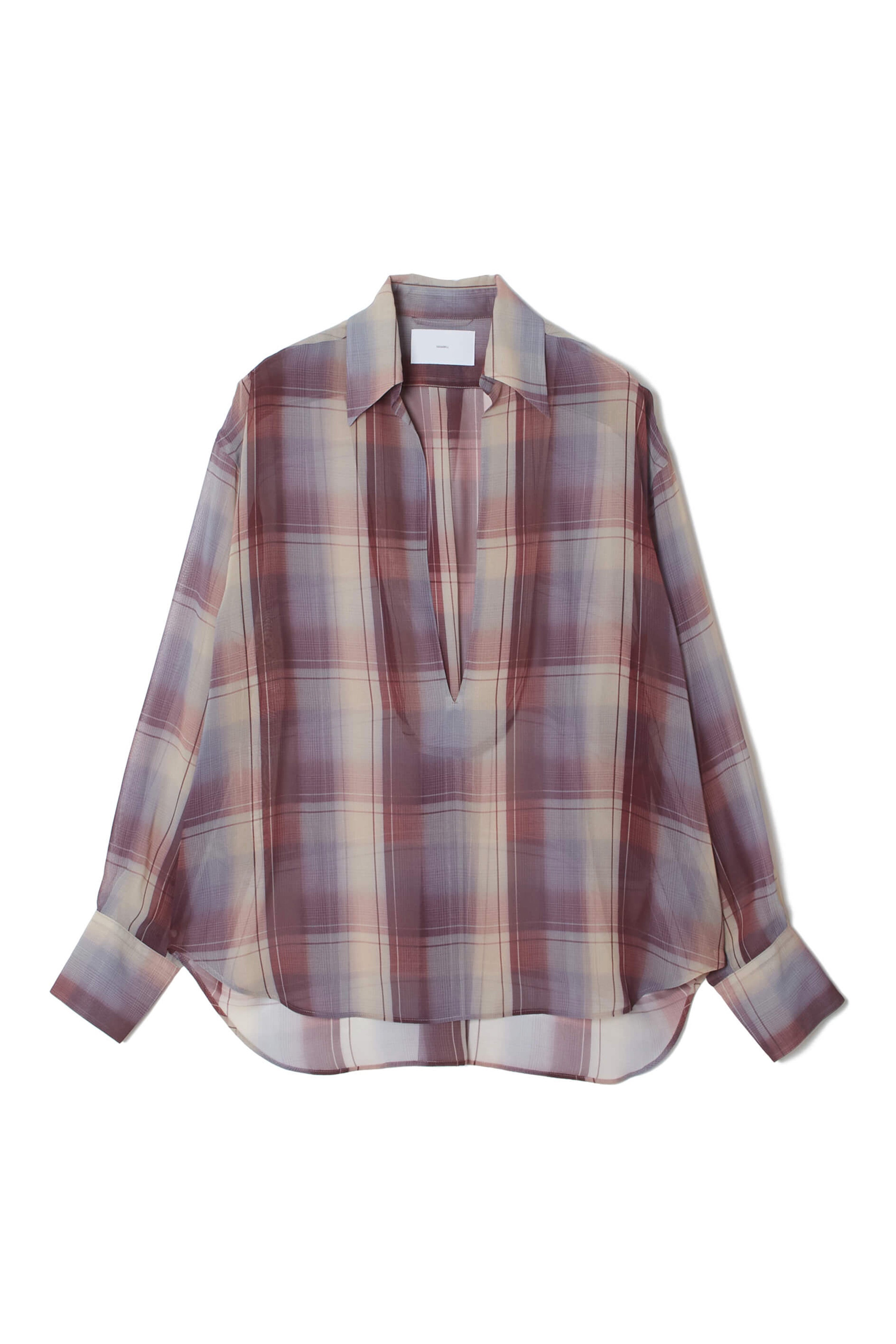 SUGARHILL(シュガーヒル)のSHEER OMBRE BLOUSE WINE ICE BLUEの通販 