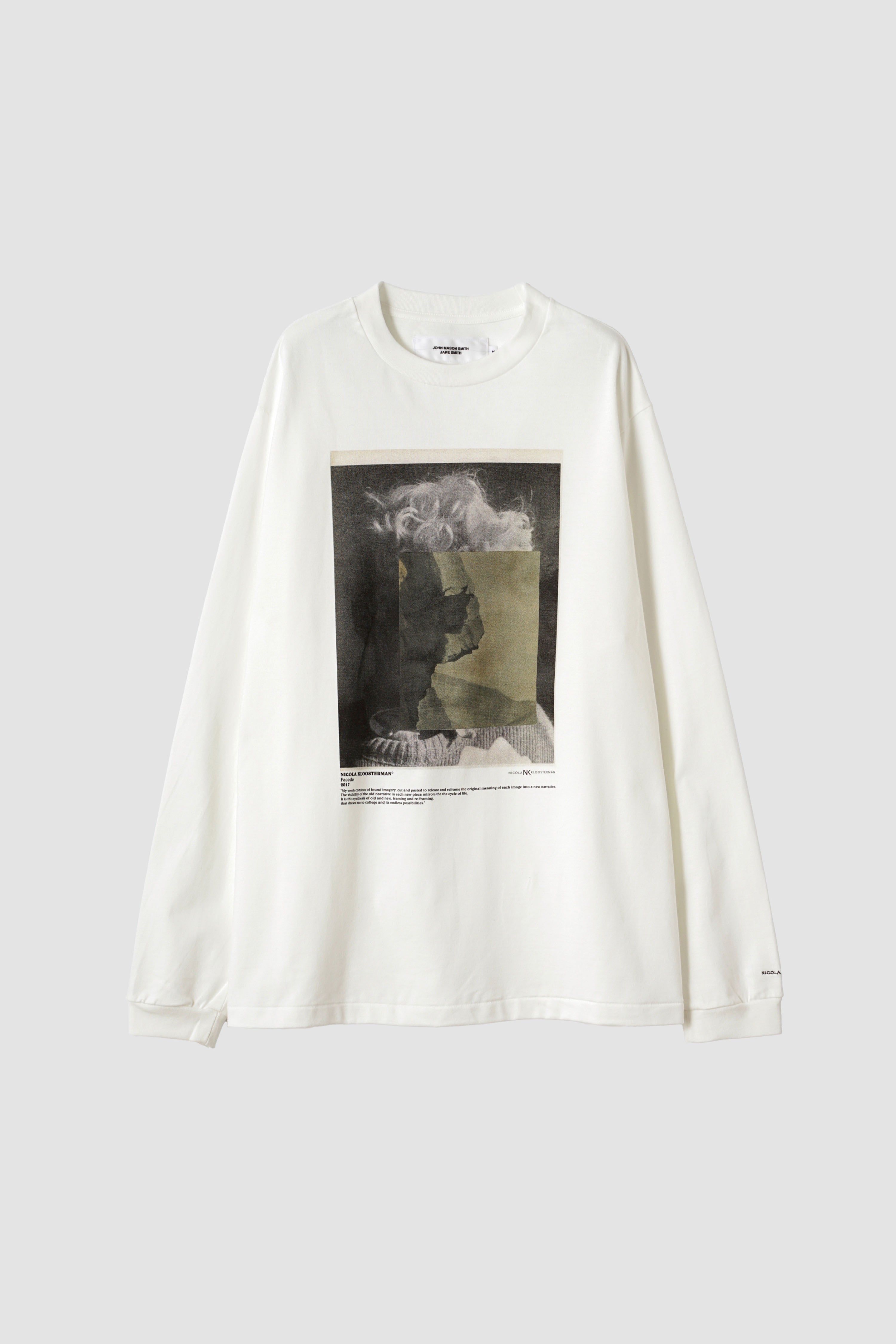 JOHN MASON SMITH(ジョンメイソンスミス)のNICOLA KLOOSTERMAN FACED L/S T-SHIRTの通販｜PALETTE  art aliveのオンラインショップ – PALETTE art alive ONLINE STORE