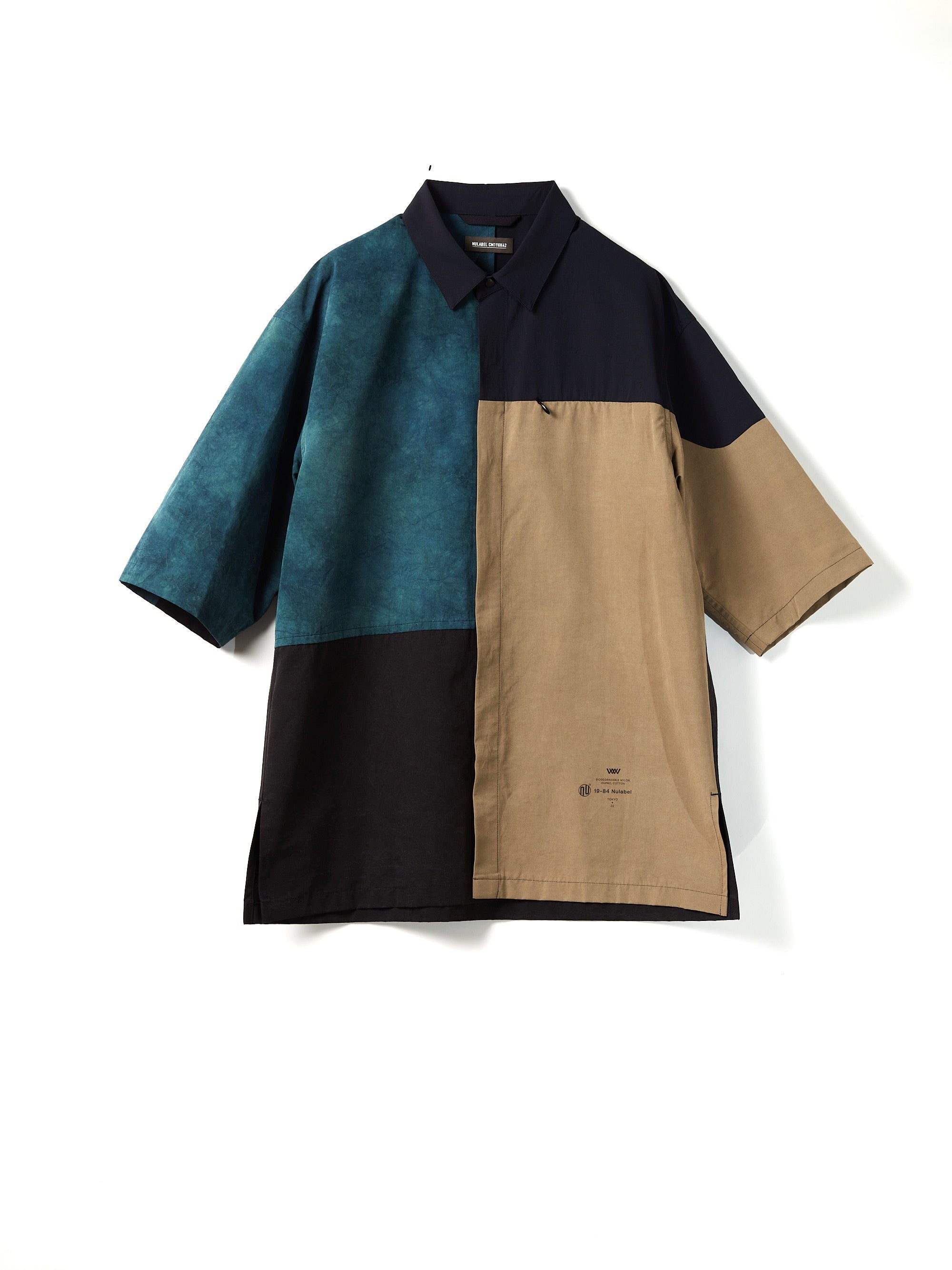 NULABEL(ニューレーベル)の22SS PATCH WORK SHIRT MULTI A(シャツ)の