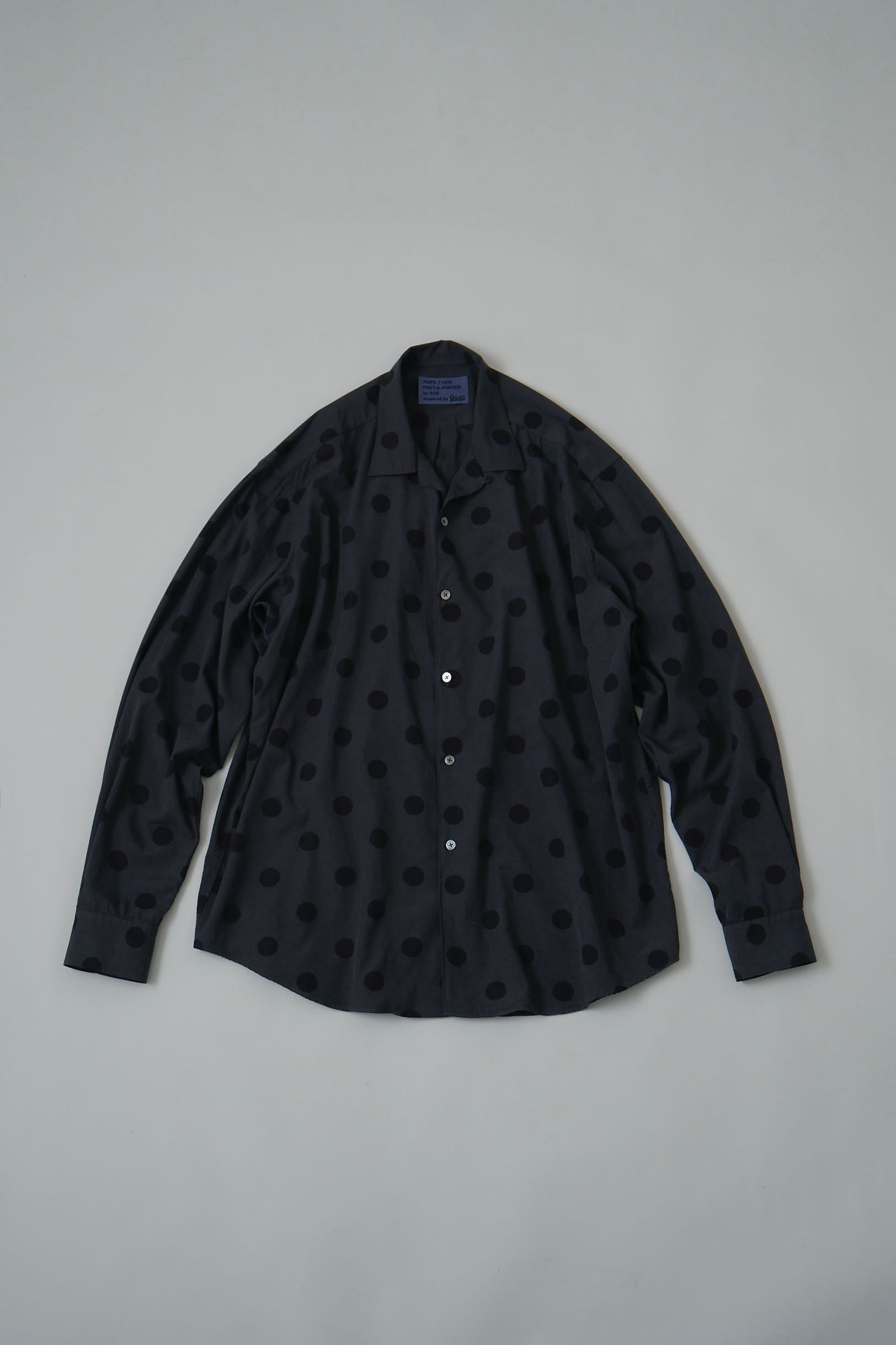 soe(ソーイ)のOverdye Dot Shirts GRAY BLACKの通販｜PALETTE art