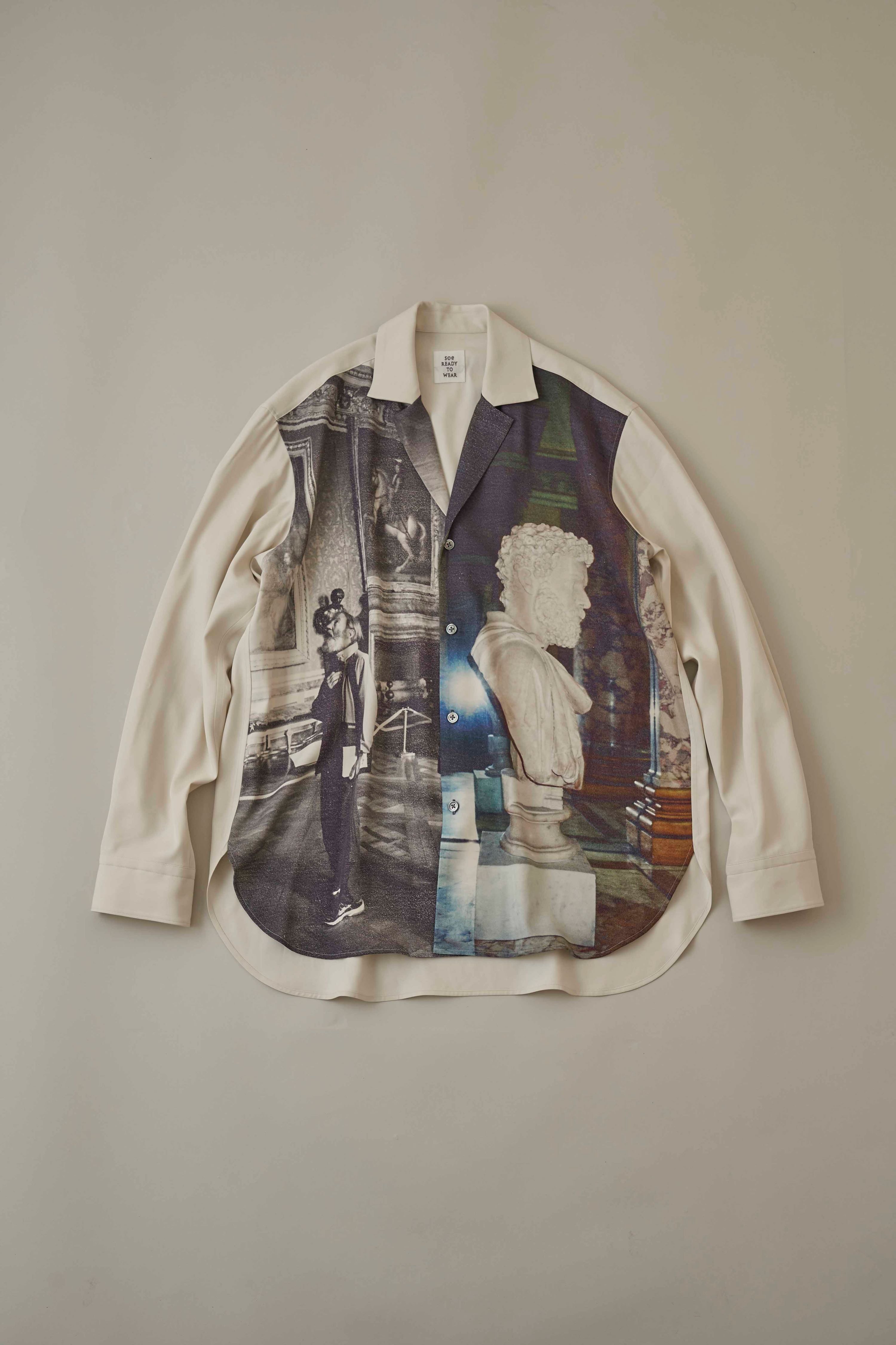 soe MUSEUM SERIES Printed Shirt Jacket