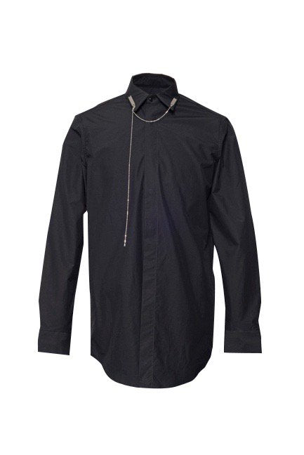 YUKI HASHIMOTO COLLAR STAY SHIRTS（BLACK）