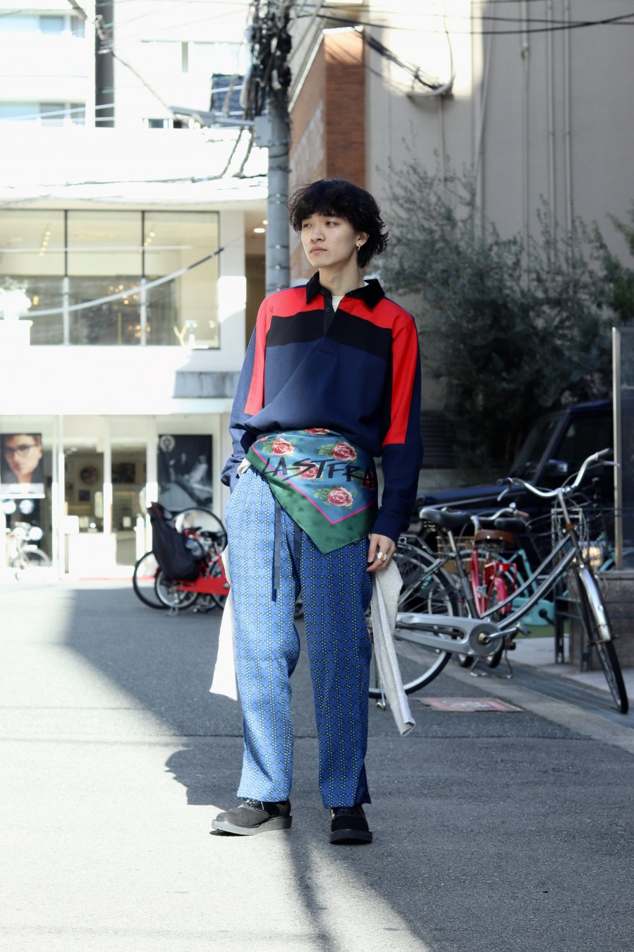 MASU (MASU) JACQUARD CHECK PANTS-BLUE (Pants) Mail Order | Palette Art  Alive online shop – PALETTE art alive ONLINE STORE