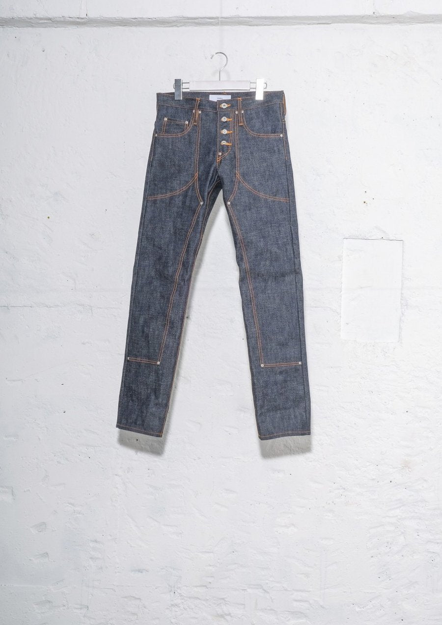 Sugarhill Selvedge Denim Double Knee Strait Denim Mail Order