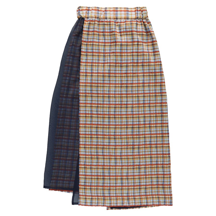 BELPER(ベルパー)のPLEATED SKIRT MADRAS CHECK(スカート)の通販