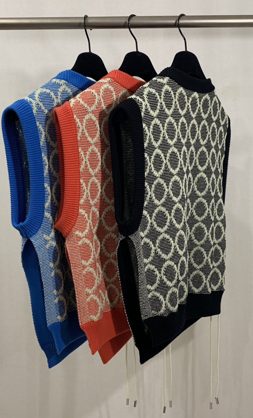 SYU.HOMME/FEMM(シュウオムフェム)のTambourine Knit Vestの通販 
