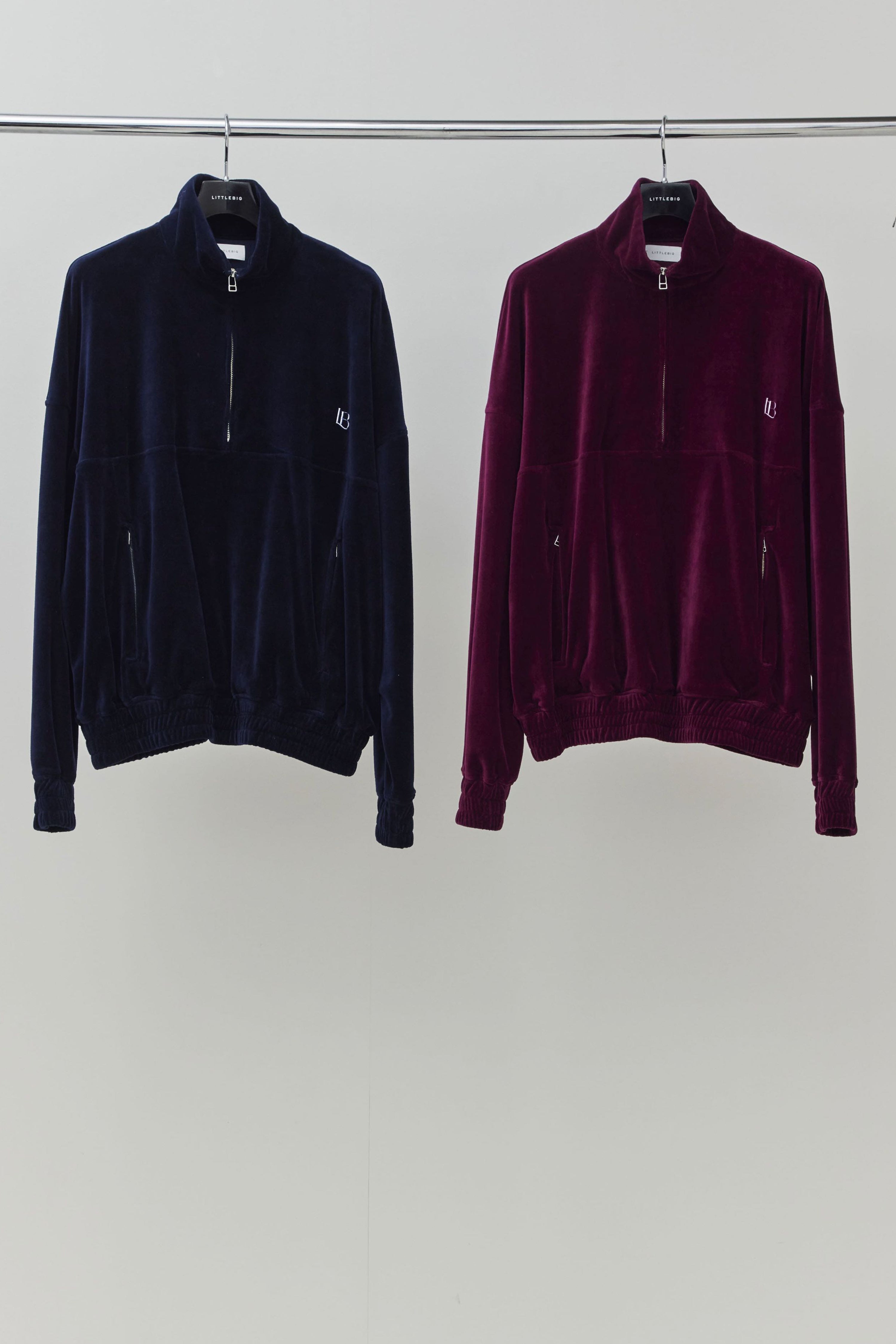 LITTLEBIG(リトルビッグ)のVelour Track Top Bordeauxの通販｜PALETTE