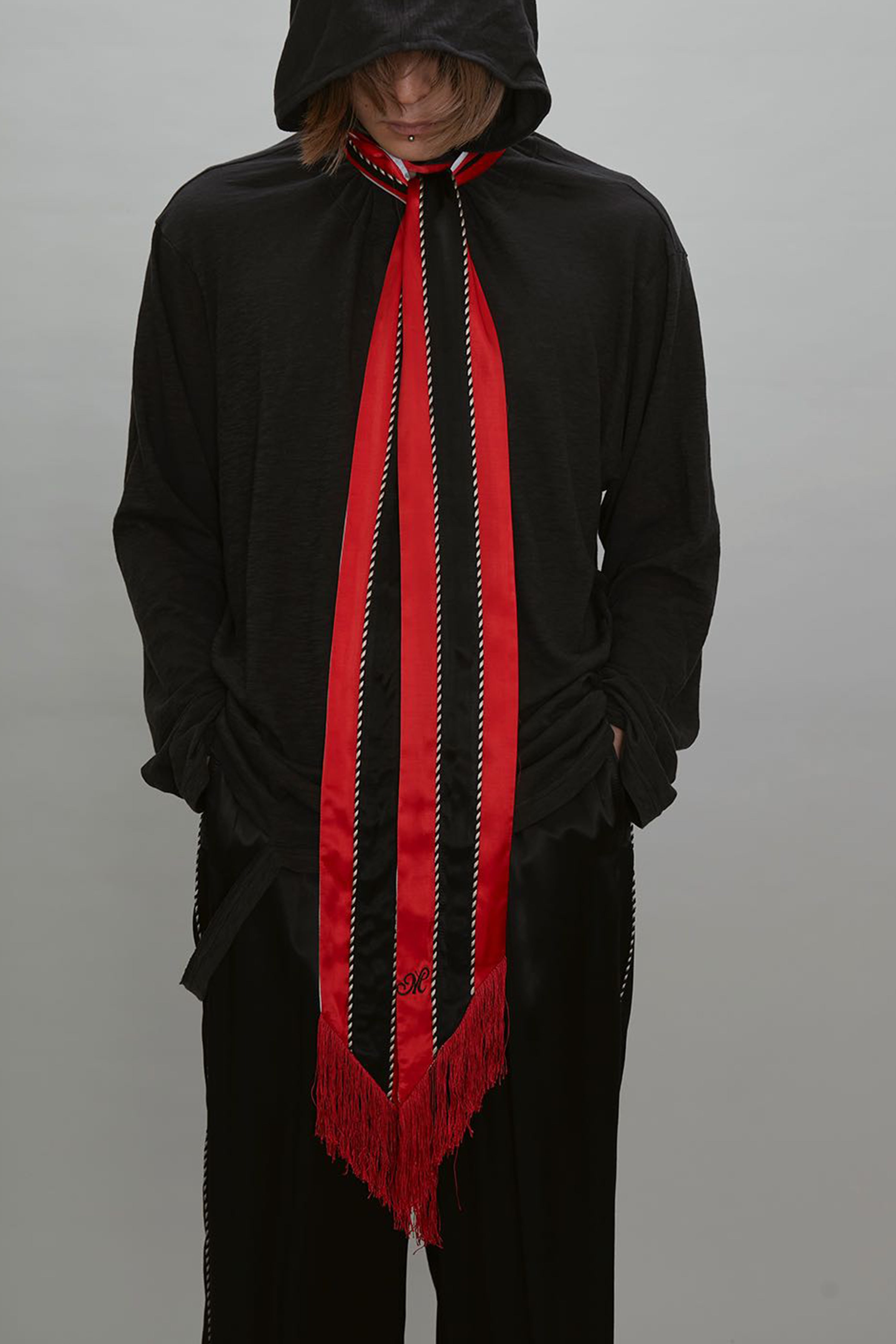 MASU(エムエーエスユー)のSUKA LONG SCARF RED(スカーフ)の通販