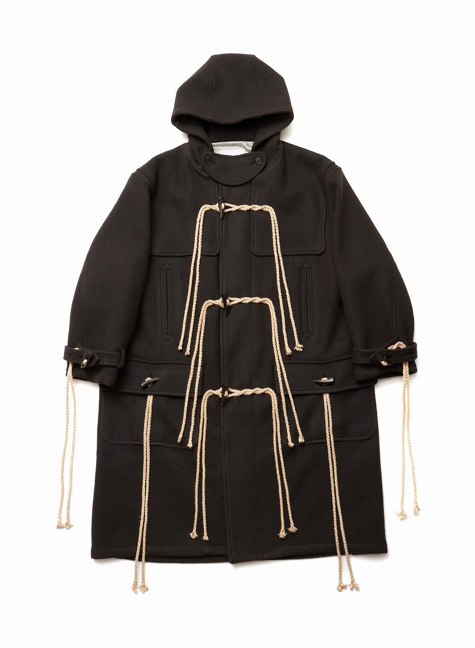 Sugarhill's Corded Duffle COAT CHARCOAL BLACK mail order | Palette