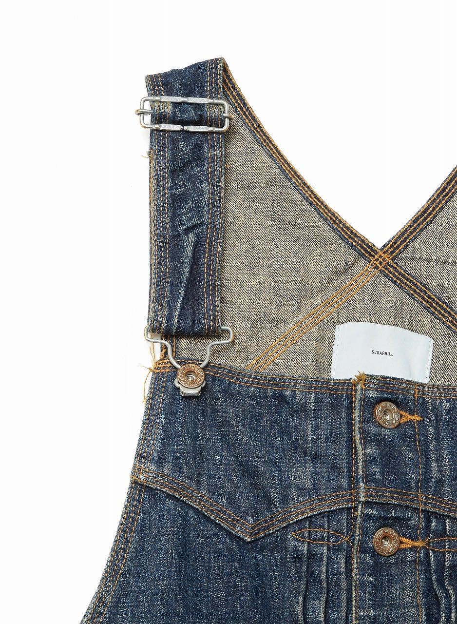 SUGARHILL(シュガーヒル)のMULTI FADE DENIM OVERALL FADED INDIGOの