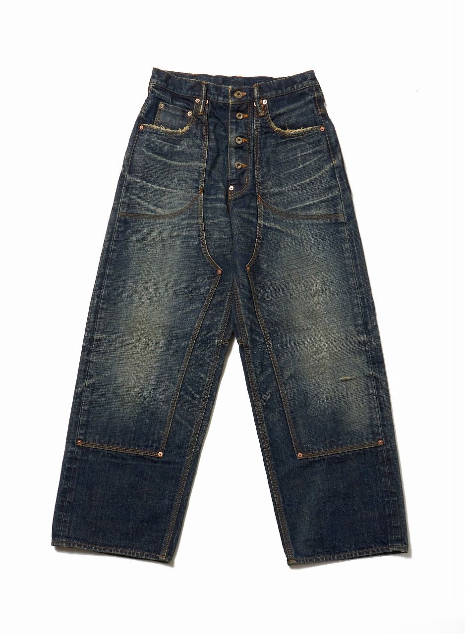 Sugarhill's Musty Faded Double Knee Denim Pants mail order