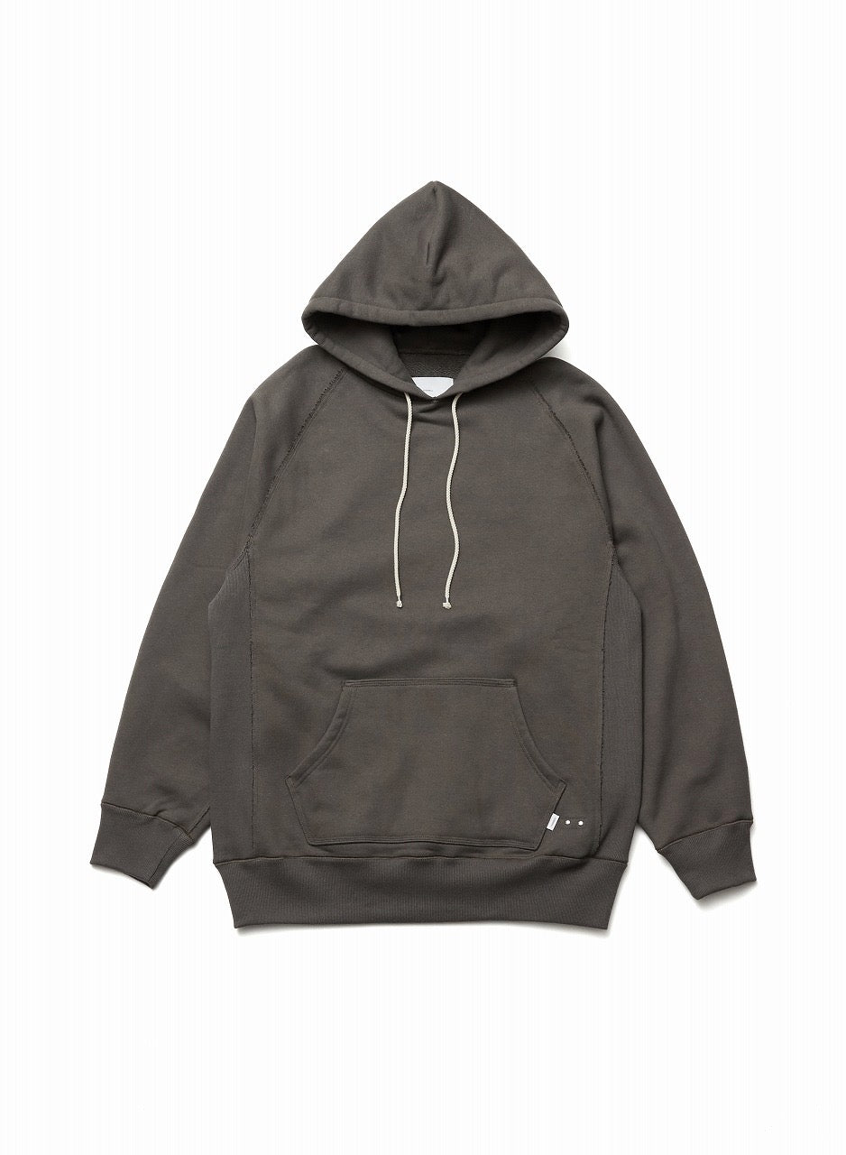 SUGARHILL(シュガーヒル)のRAW EDGE HOODIE CHARCOAL