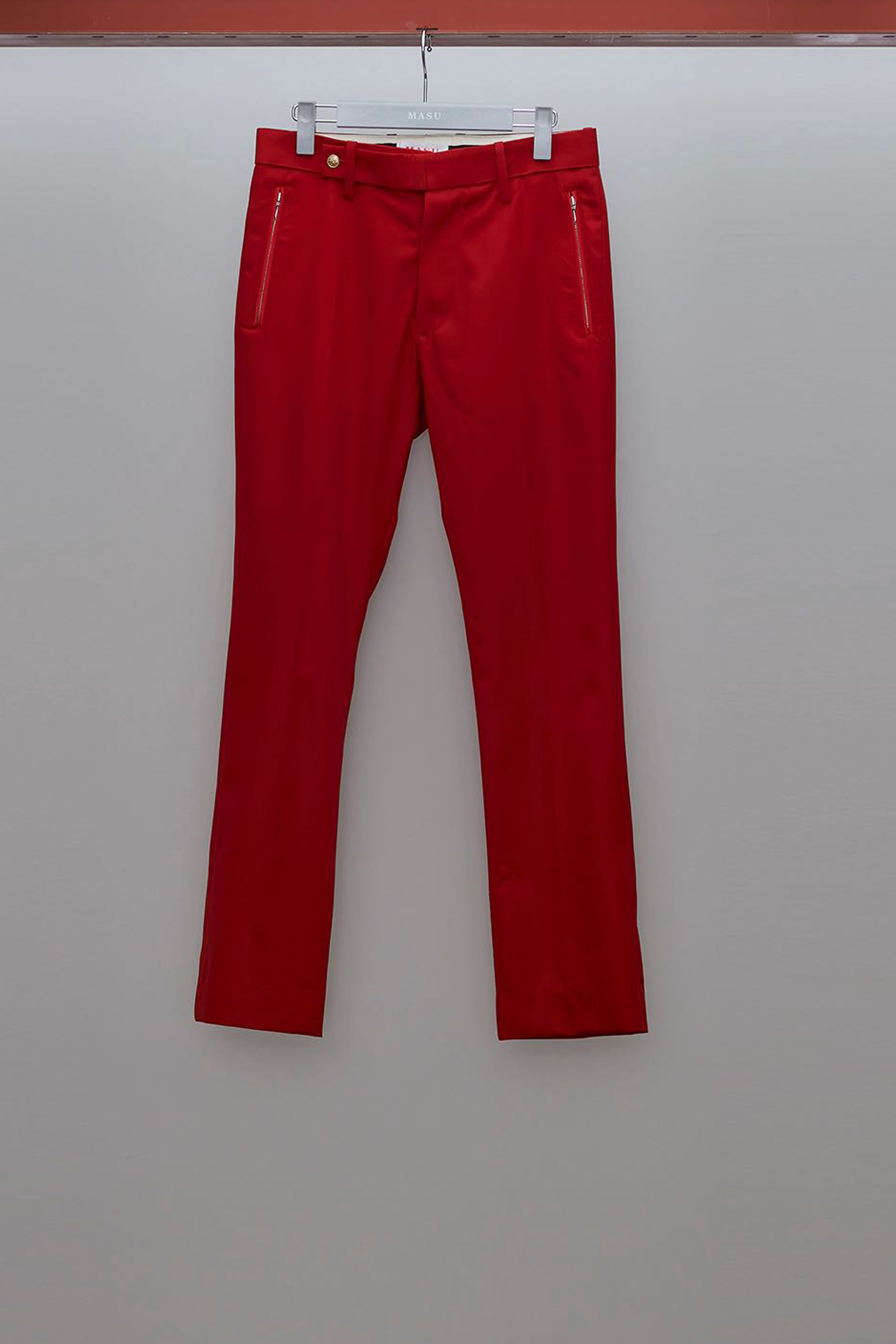 MASU(エムエーエスユー)のSEPARATE TUXEDO TROUSERS CRIMSON REDの通販 