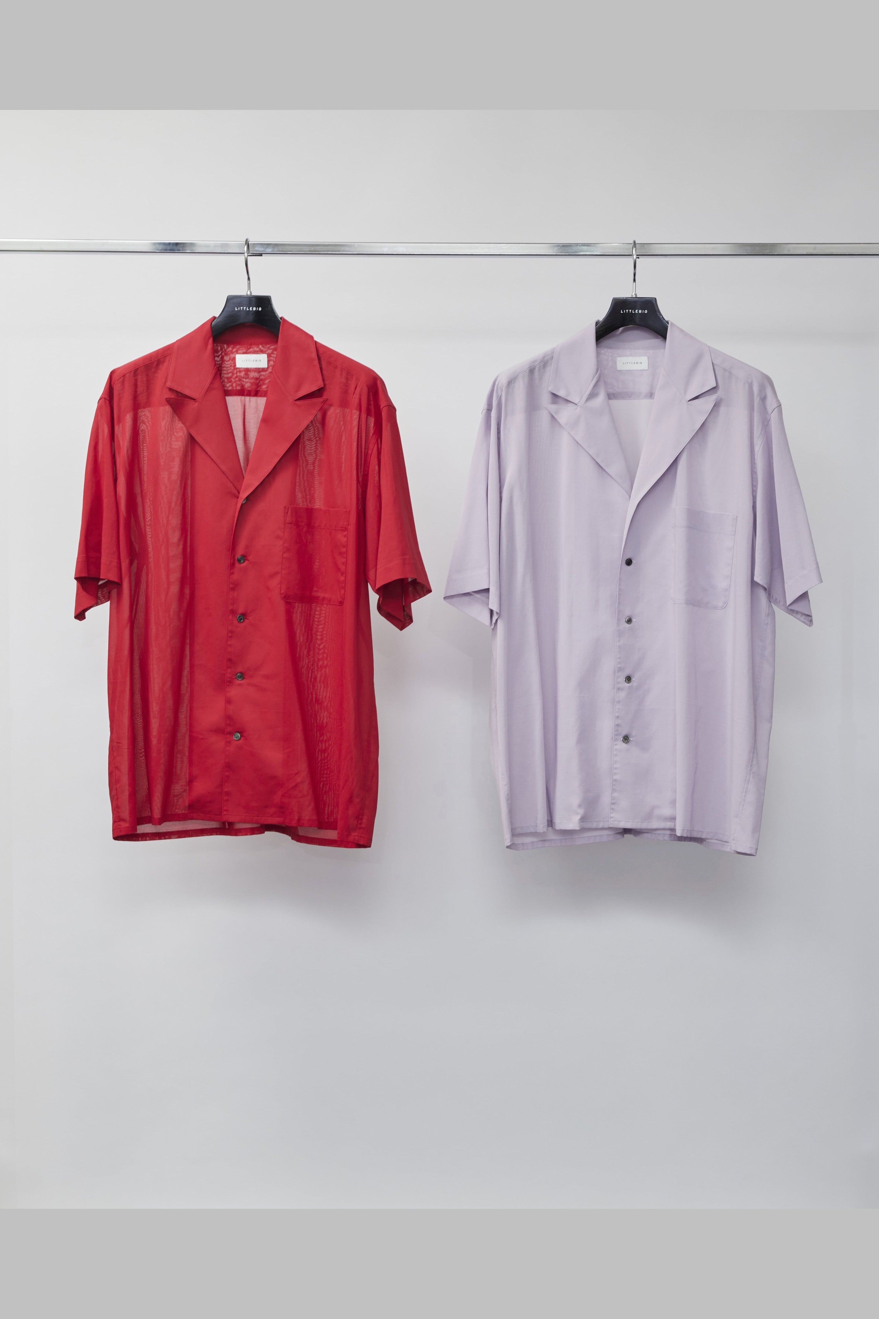 LITTLEBIG(リトルビッグ)のPeaked Lapel Color S/S SH Red or Pink