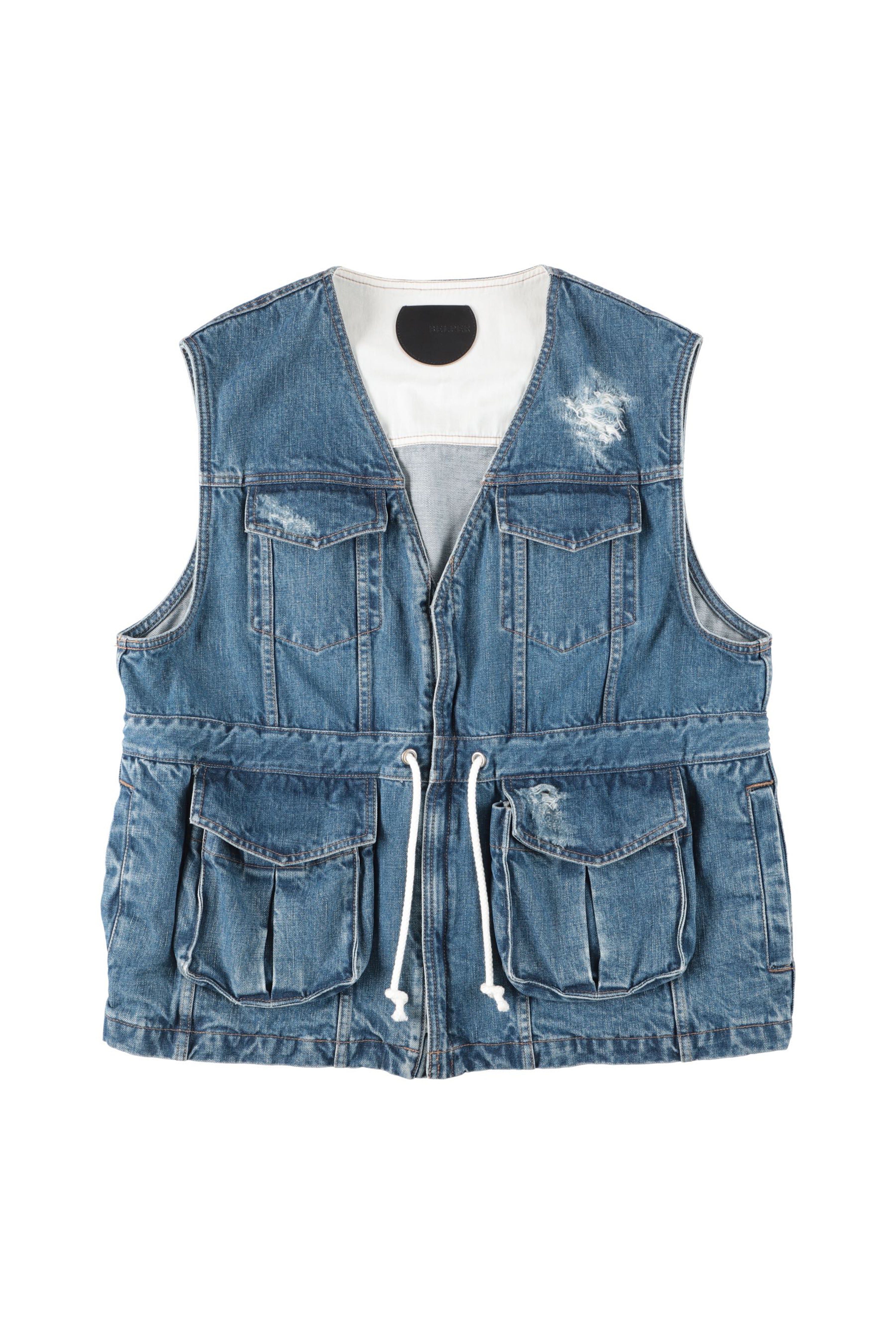 BELPER(ベルパー)の23SS DENIM VEST INDIGOの通販｜PALETTE art alive