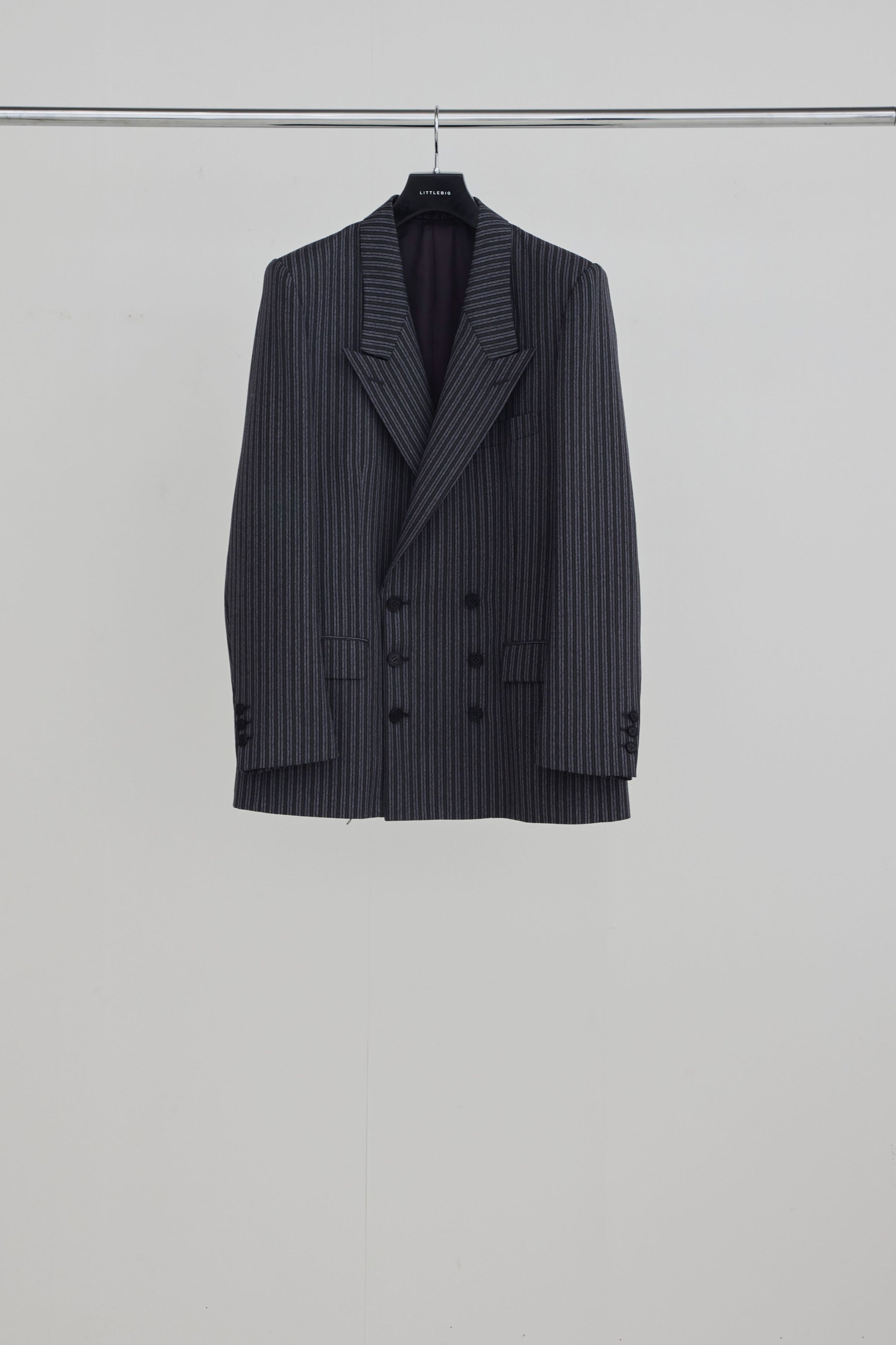 LITTLEBIG(リトルビッグ)のStripe 6B Jacket Blackの通販｜PALETTE art