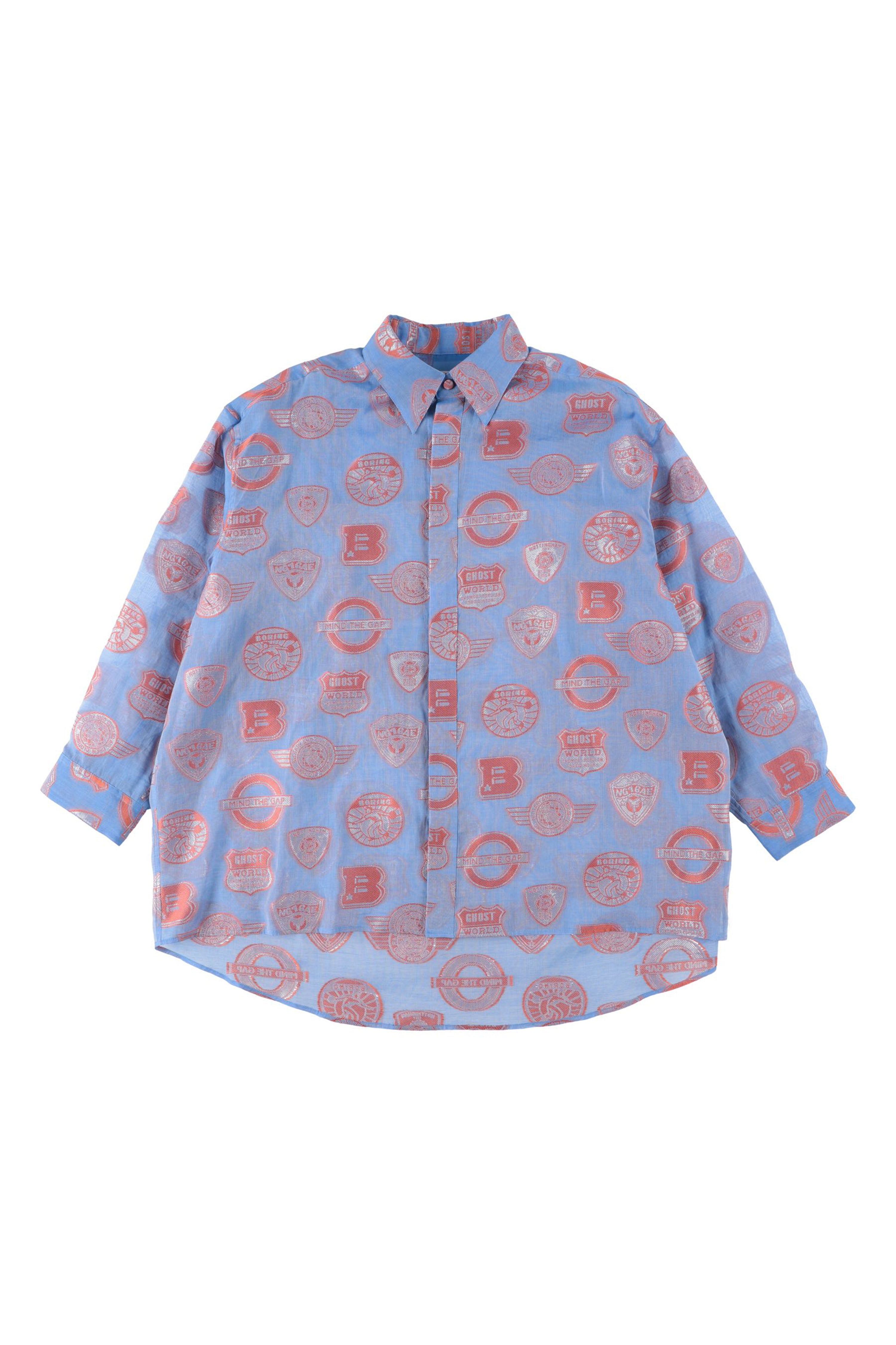 BELPER(ベルパー)の23SS MANY PATCH SHIRT BLUE/ORANGEの通販｜PALETTE