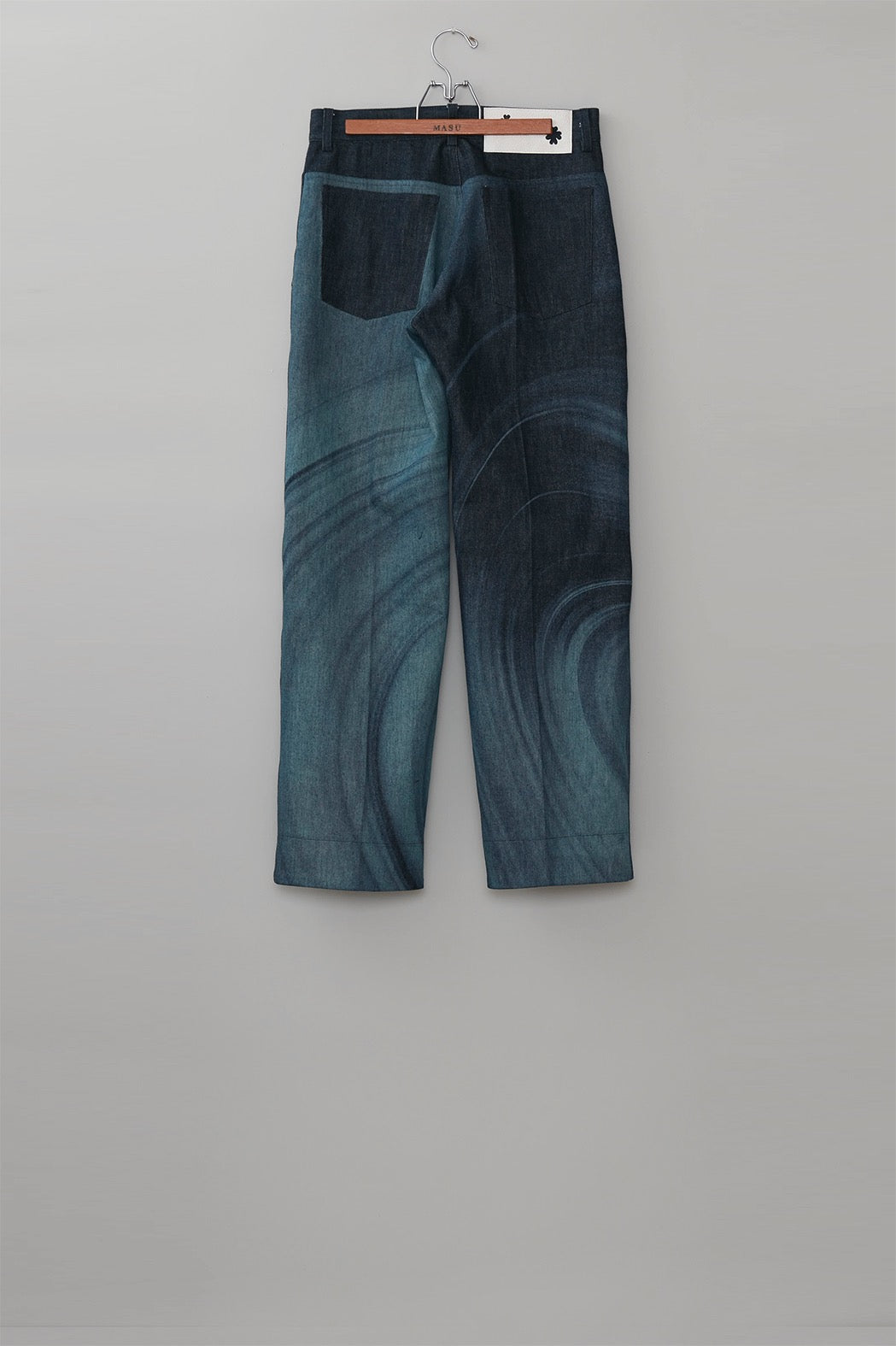 【MASU 21AW】marble jeans マーブルデニムパンツ　サイズ46