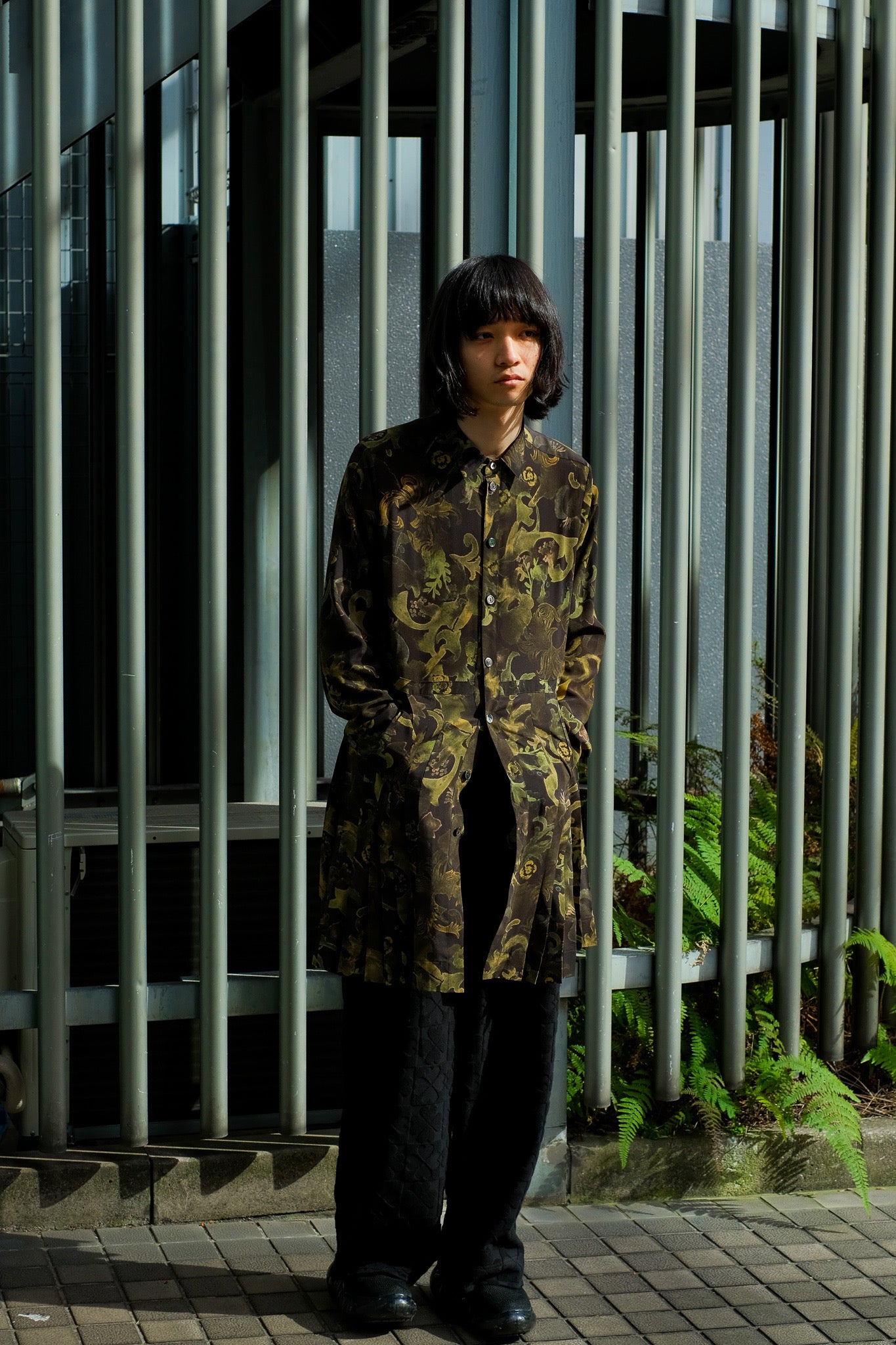 MASU(エムエーエスユー)のGRANNY LONG SHIRTS WET BLACKの通販 ...メンズ