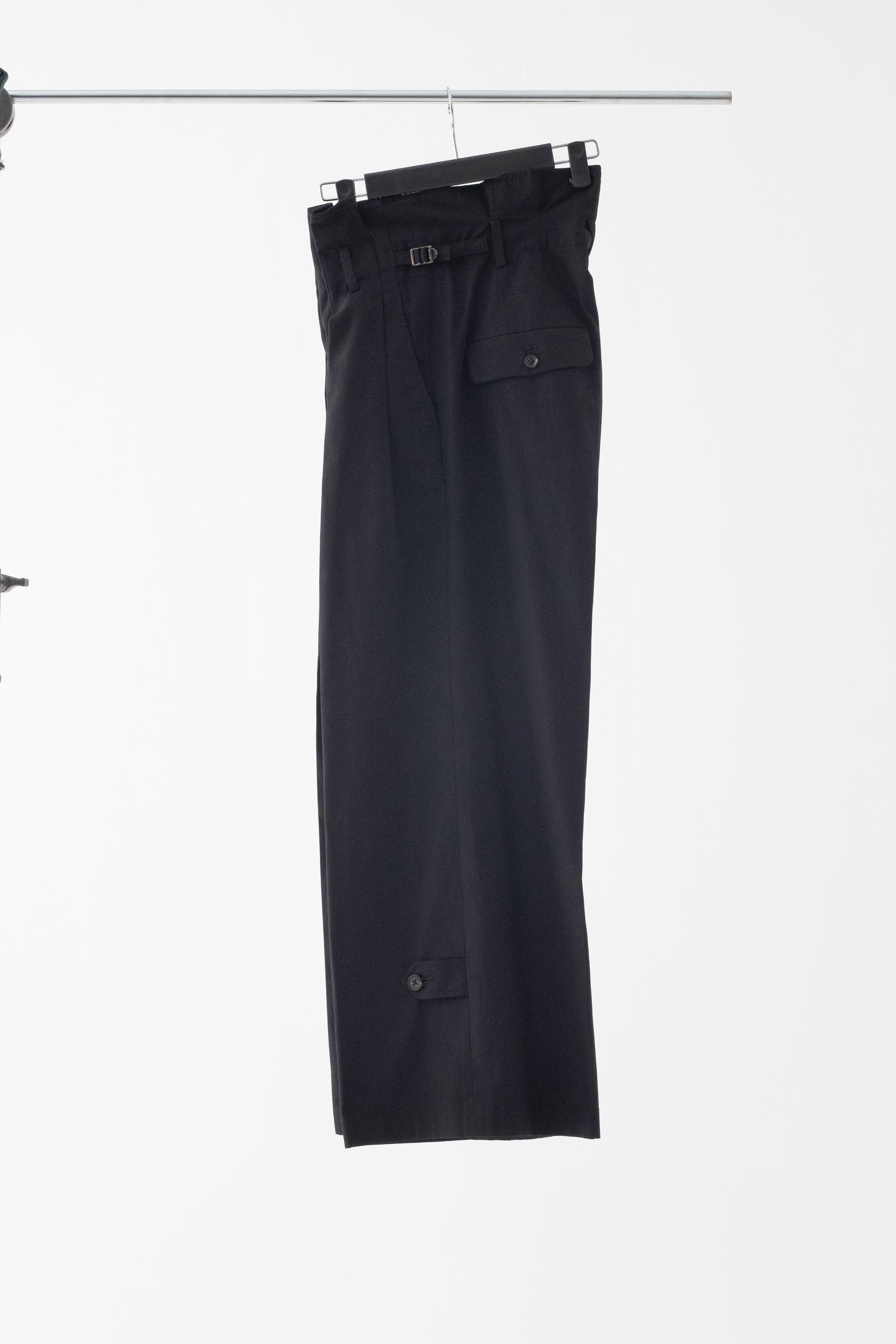 SOSHIOTSUKI(ソウシオオツキ)のHIGH WAIST DOKAN TROUSERS BLACKの通販 