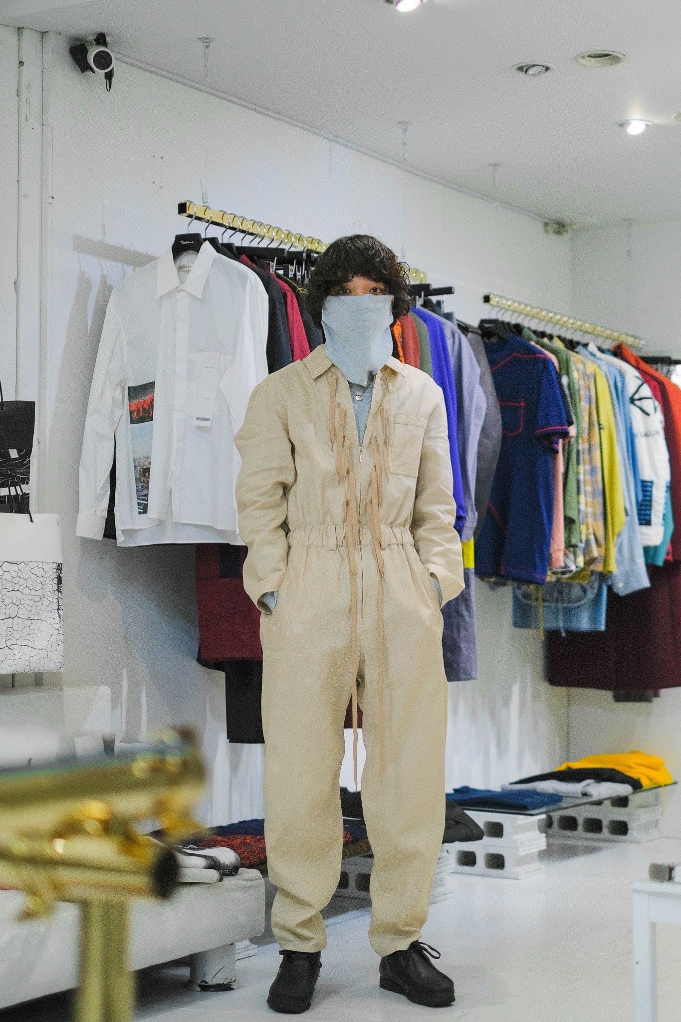 MASU(エムエーエスユー)のSLEEPING JUMP SUITS SAND BEIGE(ジャンプ