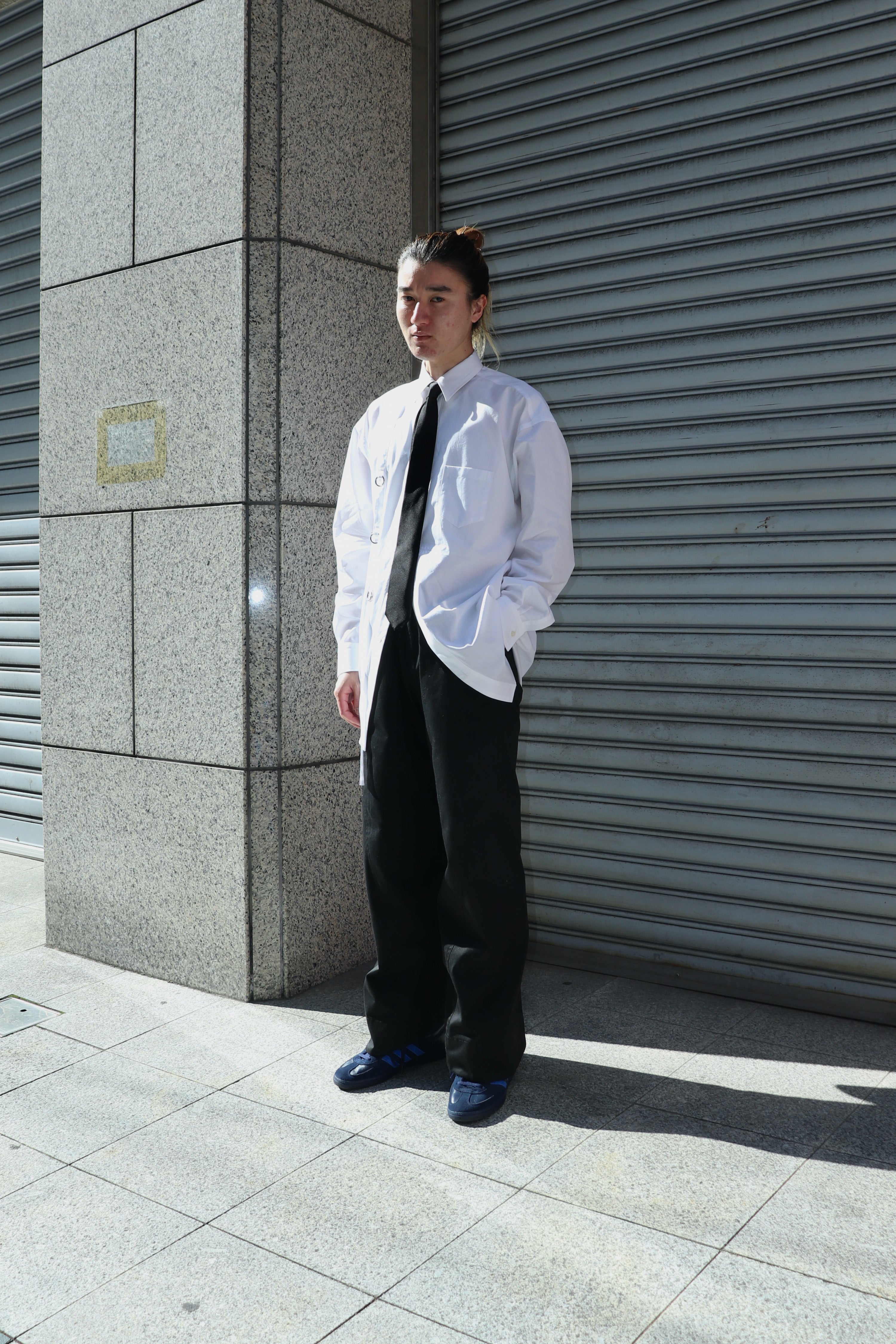 YUKI HASHIMOTO TWISTED WORK PANTS ブラック YUKI HASHIMOTO - 【25AW】ツイステッド ワーク パンツ