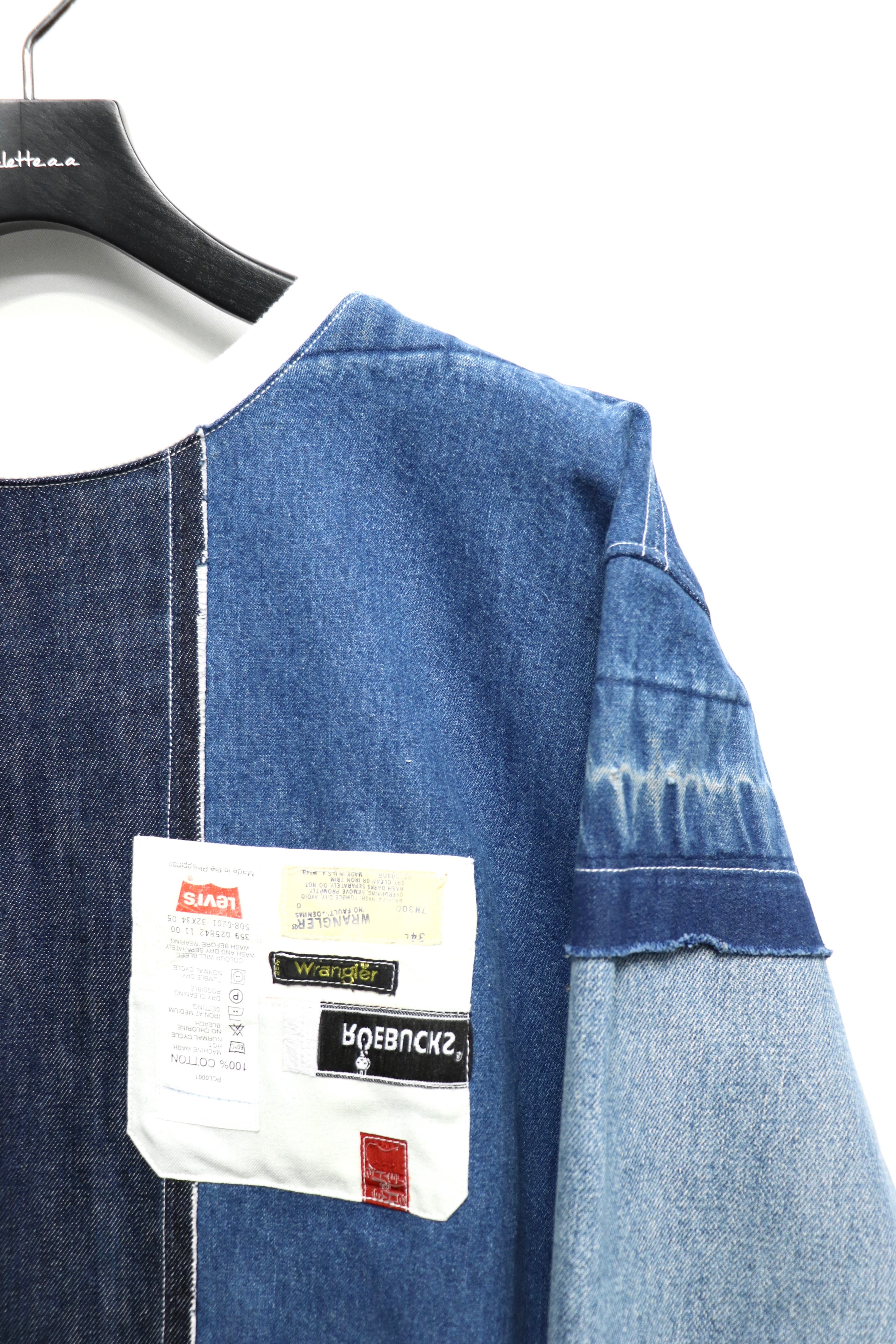 Takaya Hioki cutoff vintage denim sweat 2