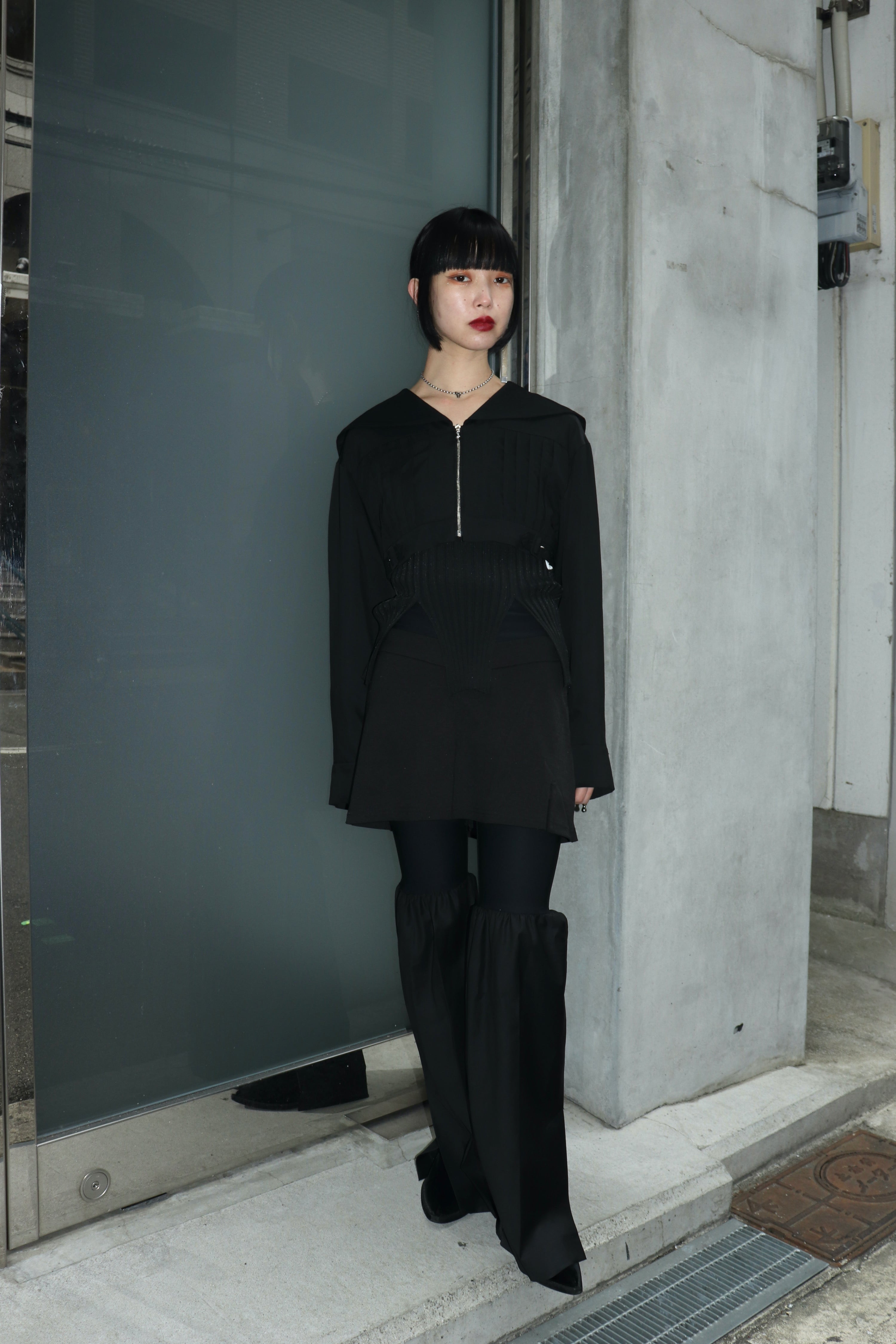 FETICO(フェティコ)のSAILOR COLLAR JACKET BLACKの通販｜PALETTE art aliveのオンラインショップ –  PALETTE art alive ONLINE STORE