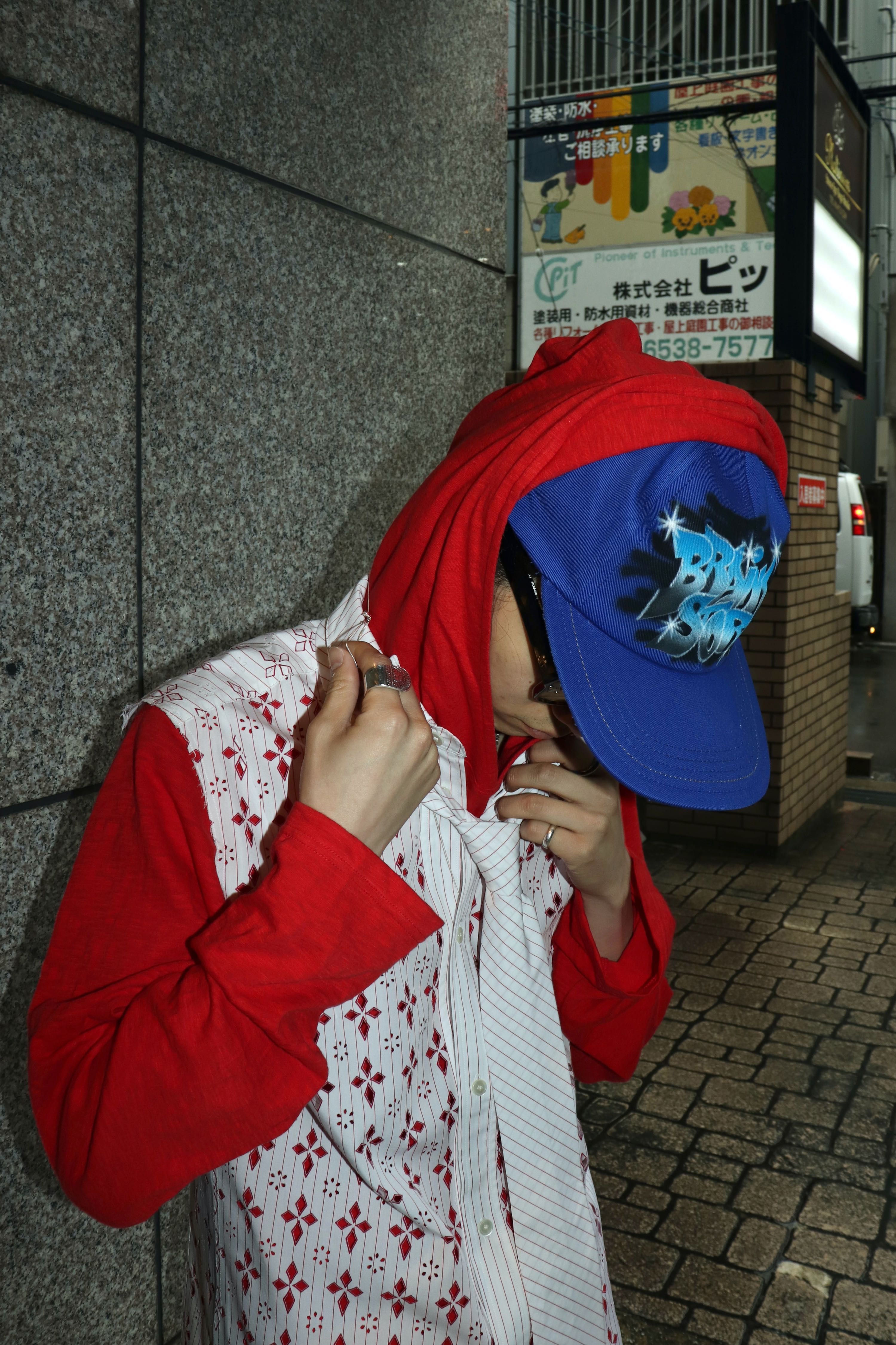 MASU(エムエーエスユー)のBRAINSTORM GRAFFITI CAP BLUE(キャップ)の