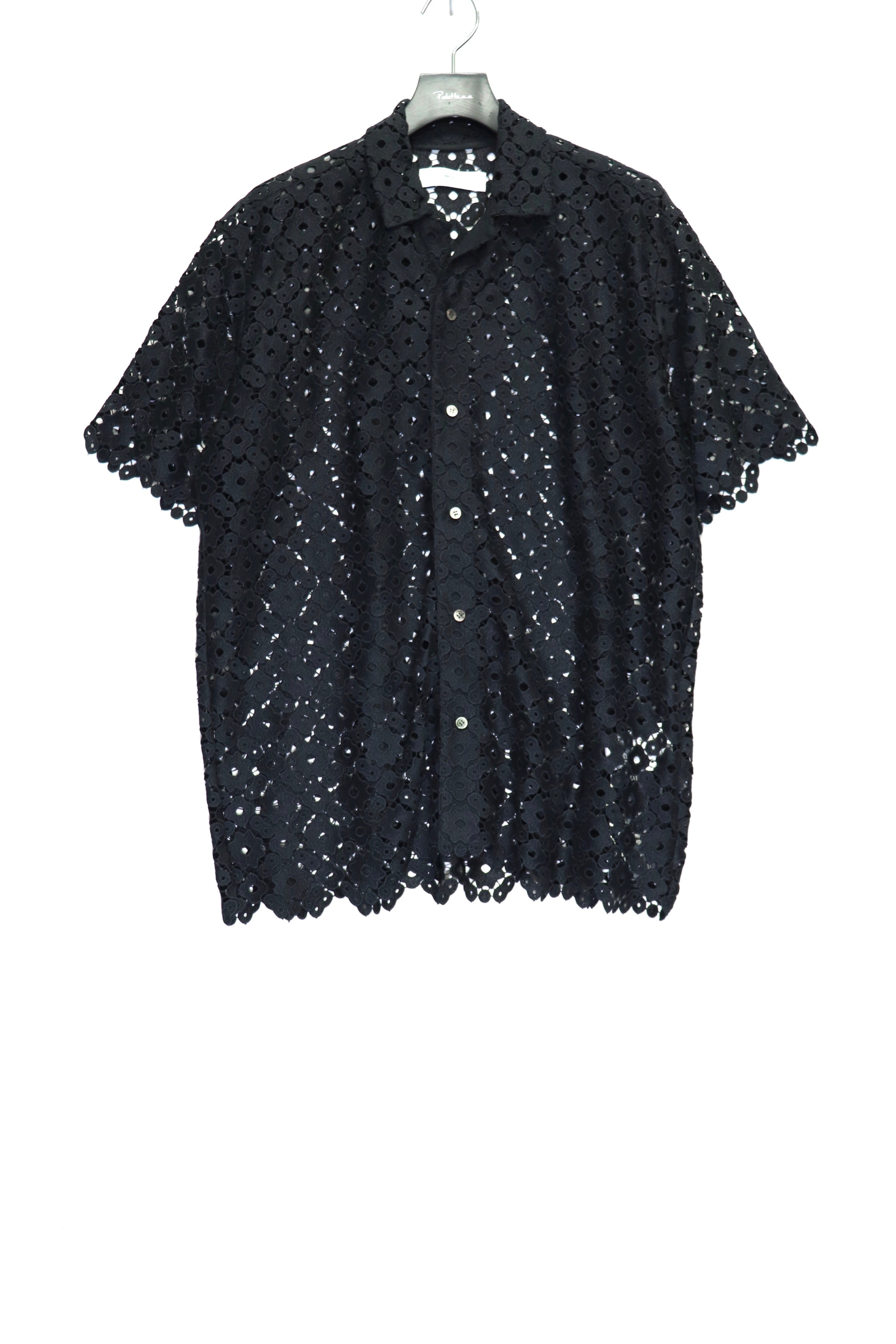 TOGA VIRILIS(トーガ ビリリース)22ssのLace Shirt BLACKの通販