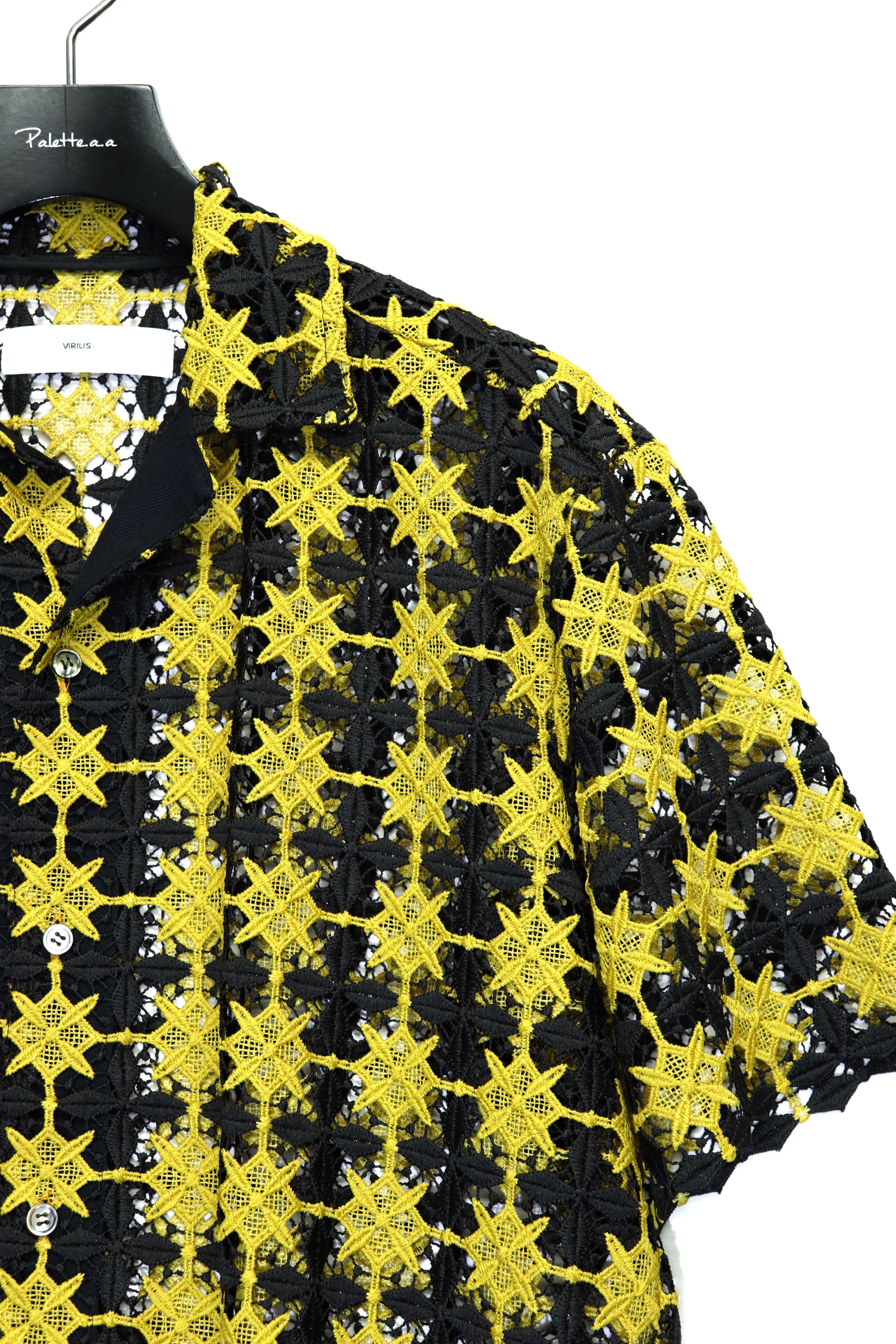 Toga Virilis (Toga Villy Lease) Lace Shirt Color Yellow mail order 