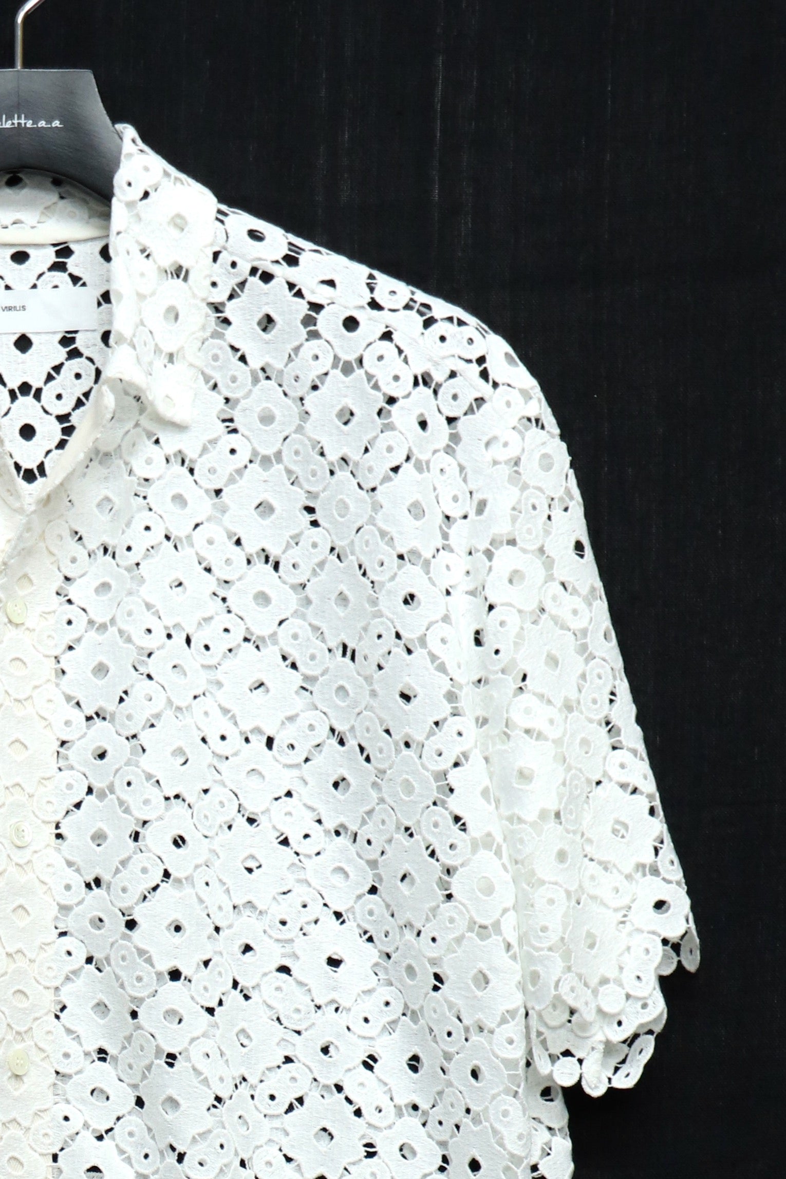 Toga Virilis (Toga Billiris) 22SS Lace Shirt White Mail Order